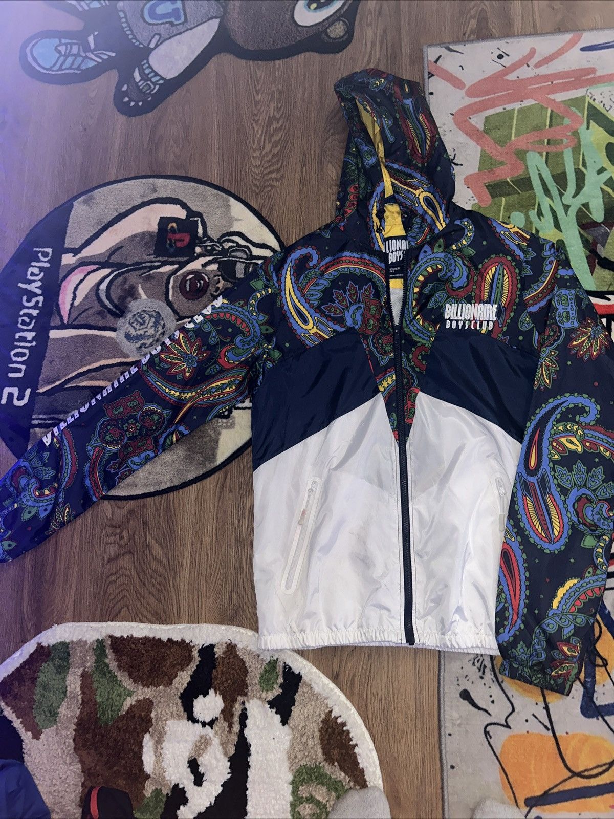 Billionaire boys club 2024 paisley nylon jacket