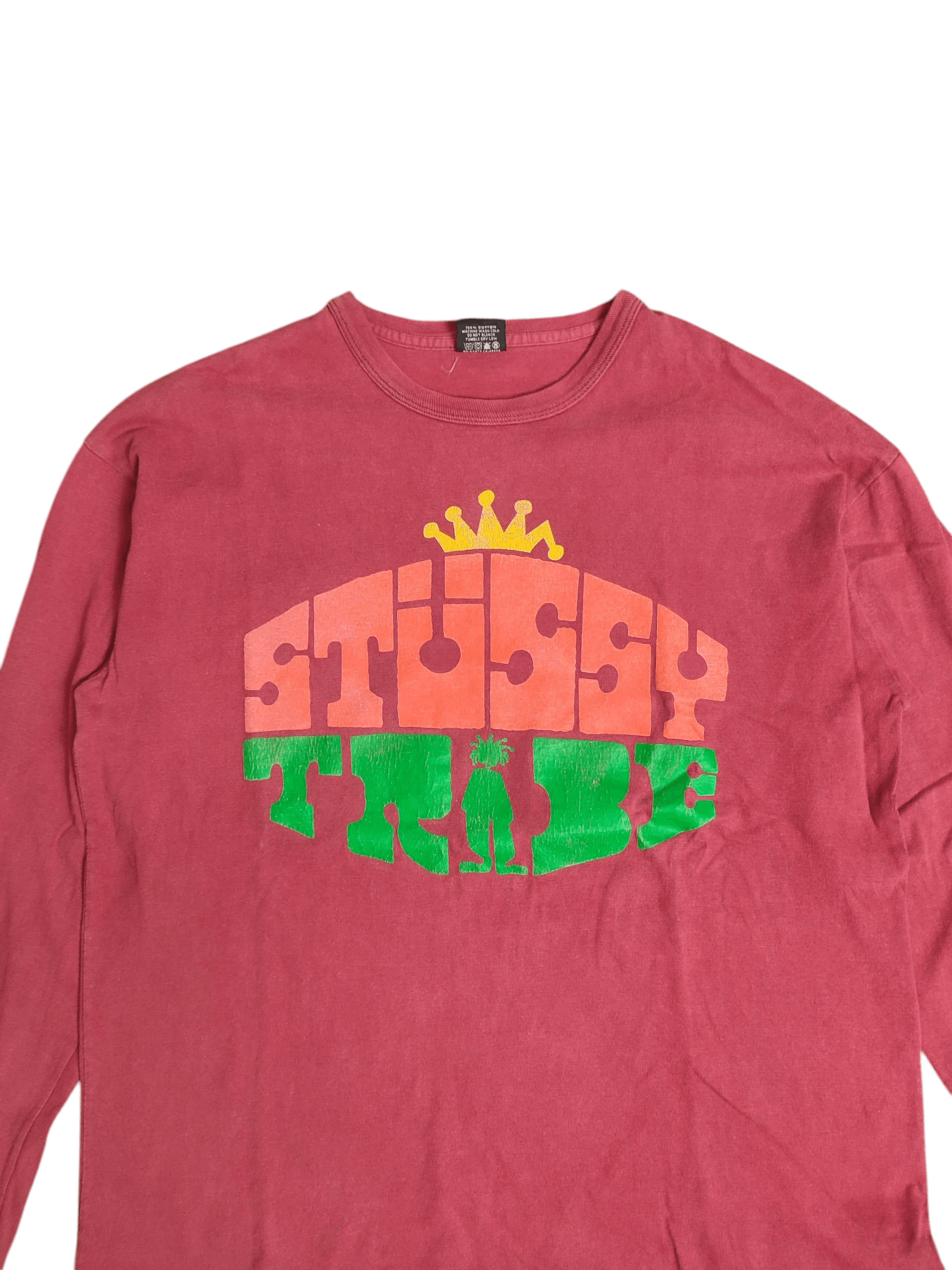 Stussy Stussy Tribe Long Sleeve 00s Vintage Size US M / EU 48-50 / 2 - 2 Thumbnail