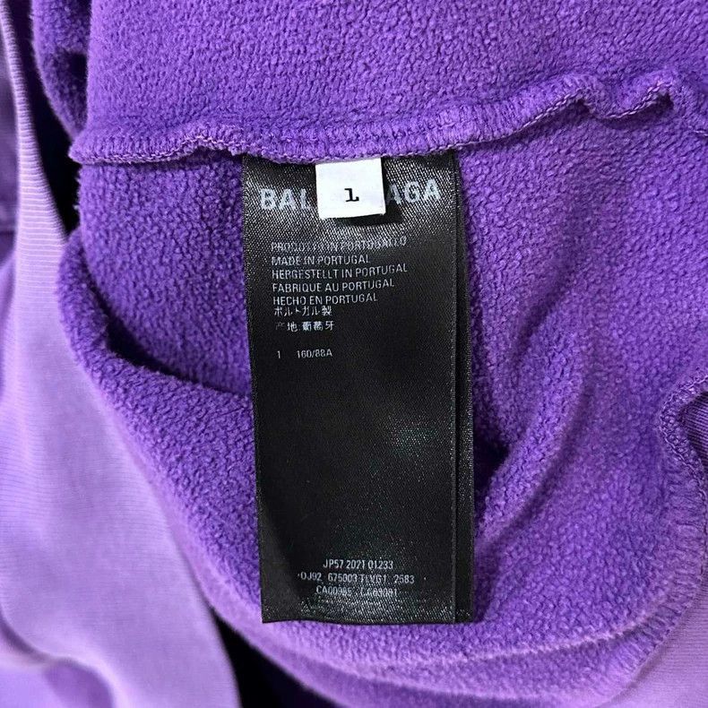 Balenciaga Balenciaga Double ring embroidered logo vintage hoodie-2507 Size US L / EU 52-54 / 3 - 6 Thumbnail