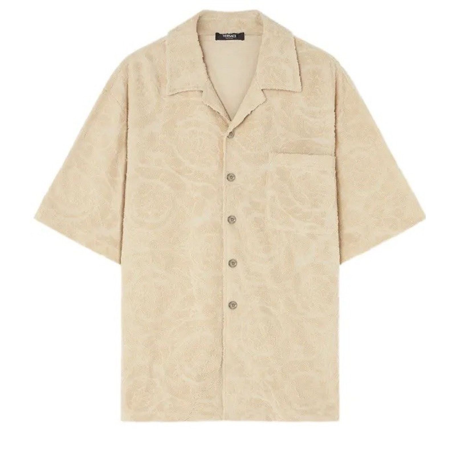 Versace Versace Barocco Jacquard Towel Shirt Size XL 1015692 Size US XL / EU 56 / 4 - 2 Thumbnail