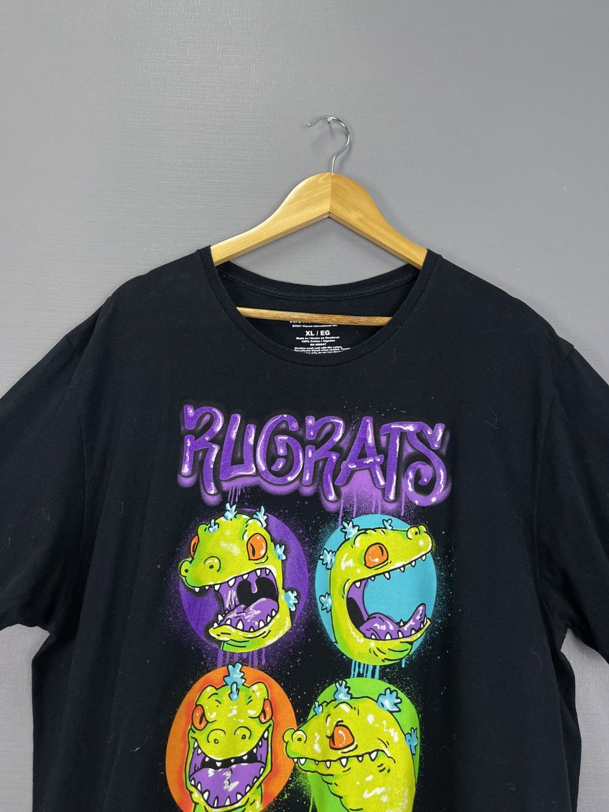 Nickelodeon Nickelodeon Rugrats Black T-Shirt Size US XL / EU 56 / 4 - 5 Thumbnail