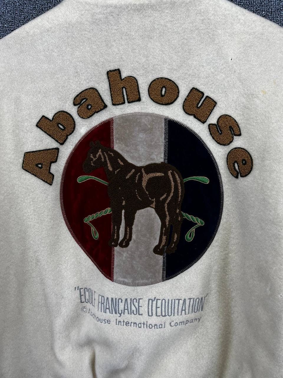 Japanese Brand Vintage Abahouse Rare Design Wool Varsity Jacket Size US M / EU 48-50 / 2 - 14 Thumbnail