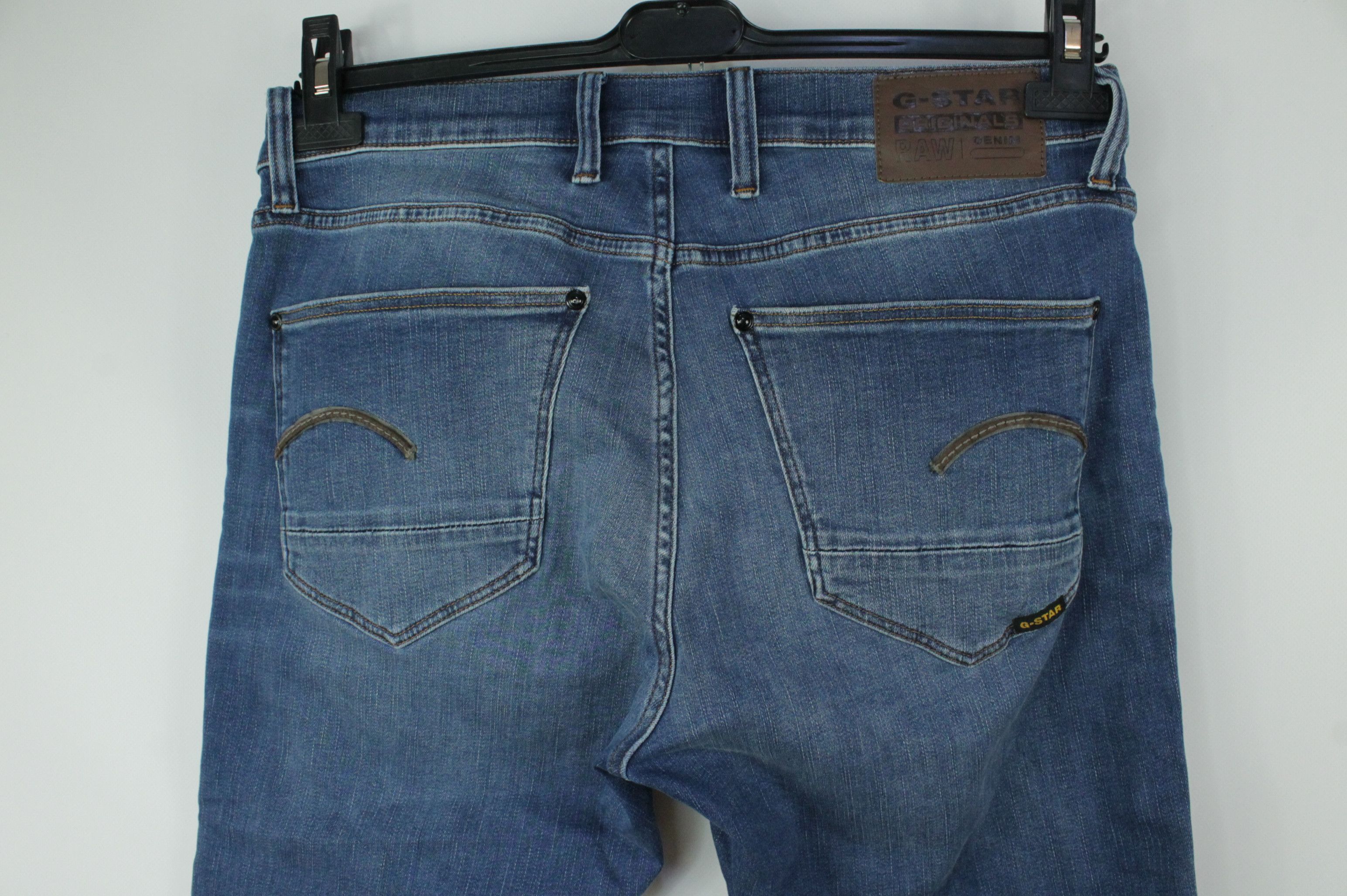 G-Star G-Star Raw Revend Skinny Blue Denim Jeans Size US 32 / EU 48 - 5 Thumbnail