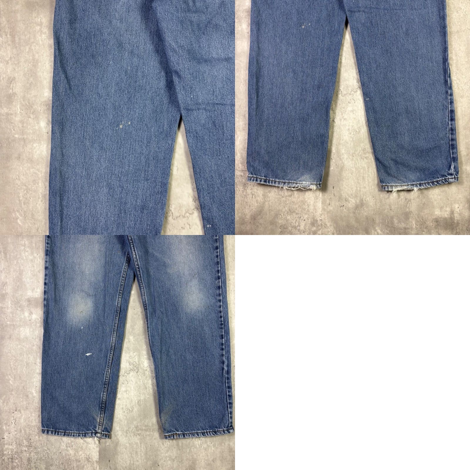 Levi's VINTAGE Levi's 550 Jeans Mens 34x30 Blue Denim Medium Wash Relaxed Fit Tapered Leg 5-Pocket Denim Size US 34 / EU 50 - 8 Thumbnail