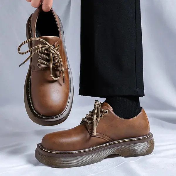 Other Matsushima x Mako Brown Derby Shoes Size US 8.5 / EU 41-42 - 2 Thumbnail