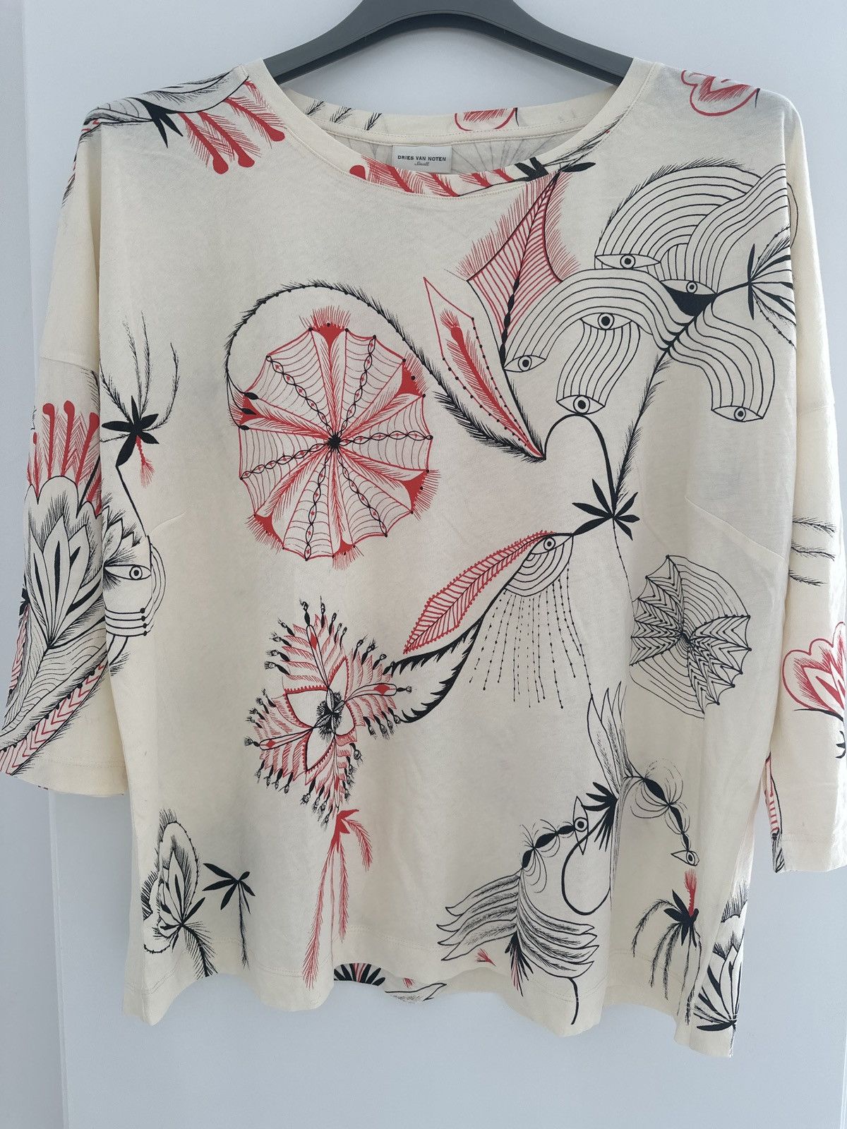 Dries Van Noten Dries Van Noten Archive Abstract T-shirt Size S / US 4 / IT 40 - 3 Thumbnail
