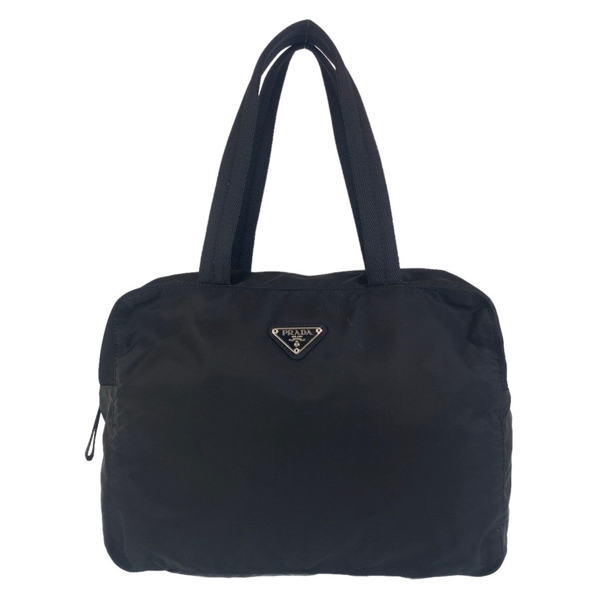 Prada Prada Prada Nylon Tessuto Logo Tote Bag Canvas Tote Bag 407702 in Very Good Condition Size ONE SIZE - 1 Thumbnail