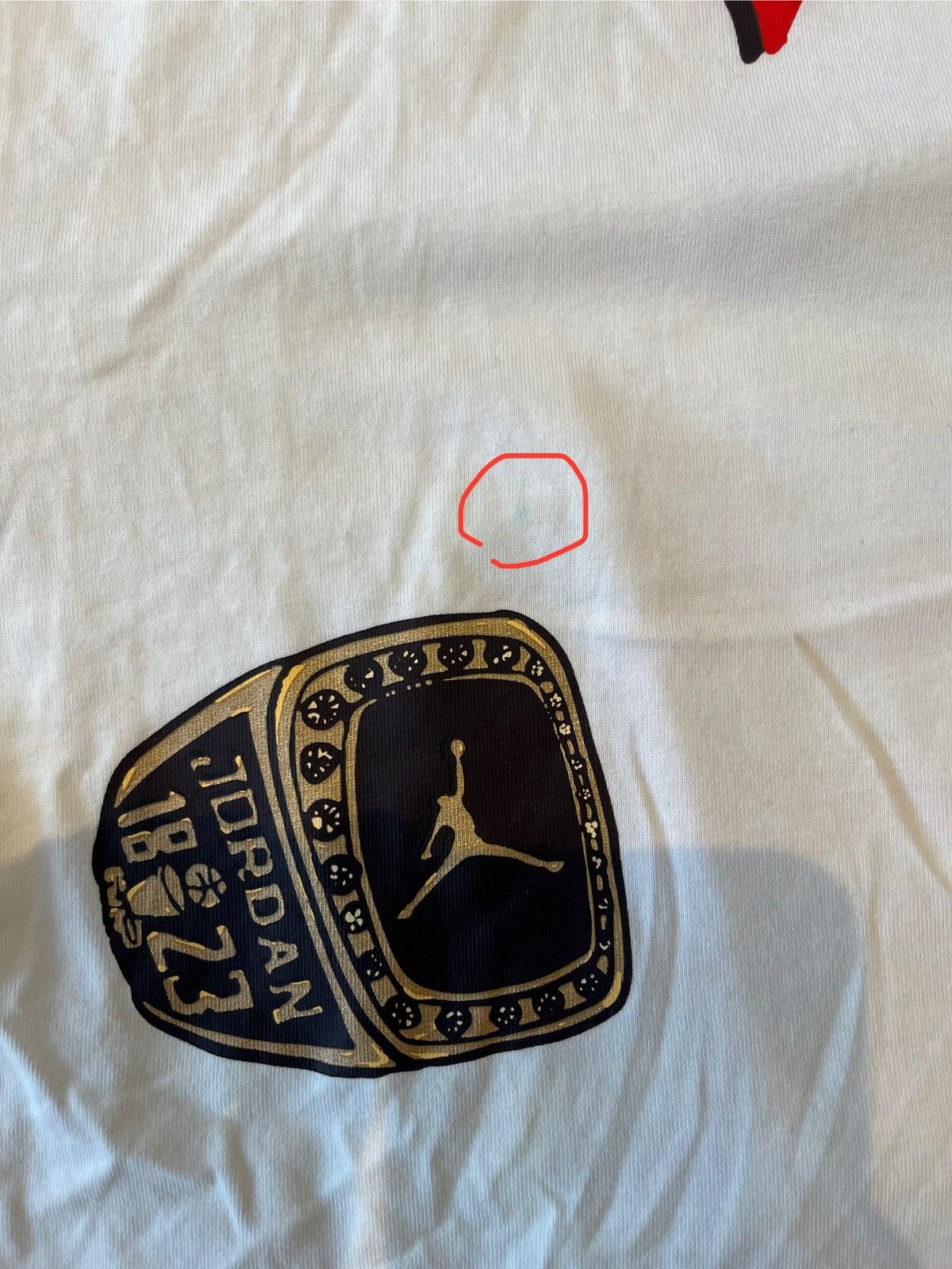 Jordan Brand Tshirt Jordan x Maison Chateau Rouge (size L) Size US L / EU 52-54 / 3 - 12 Thumbnail