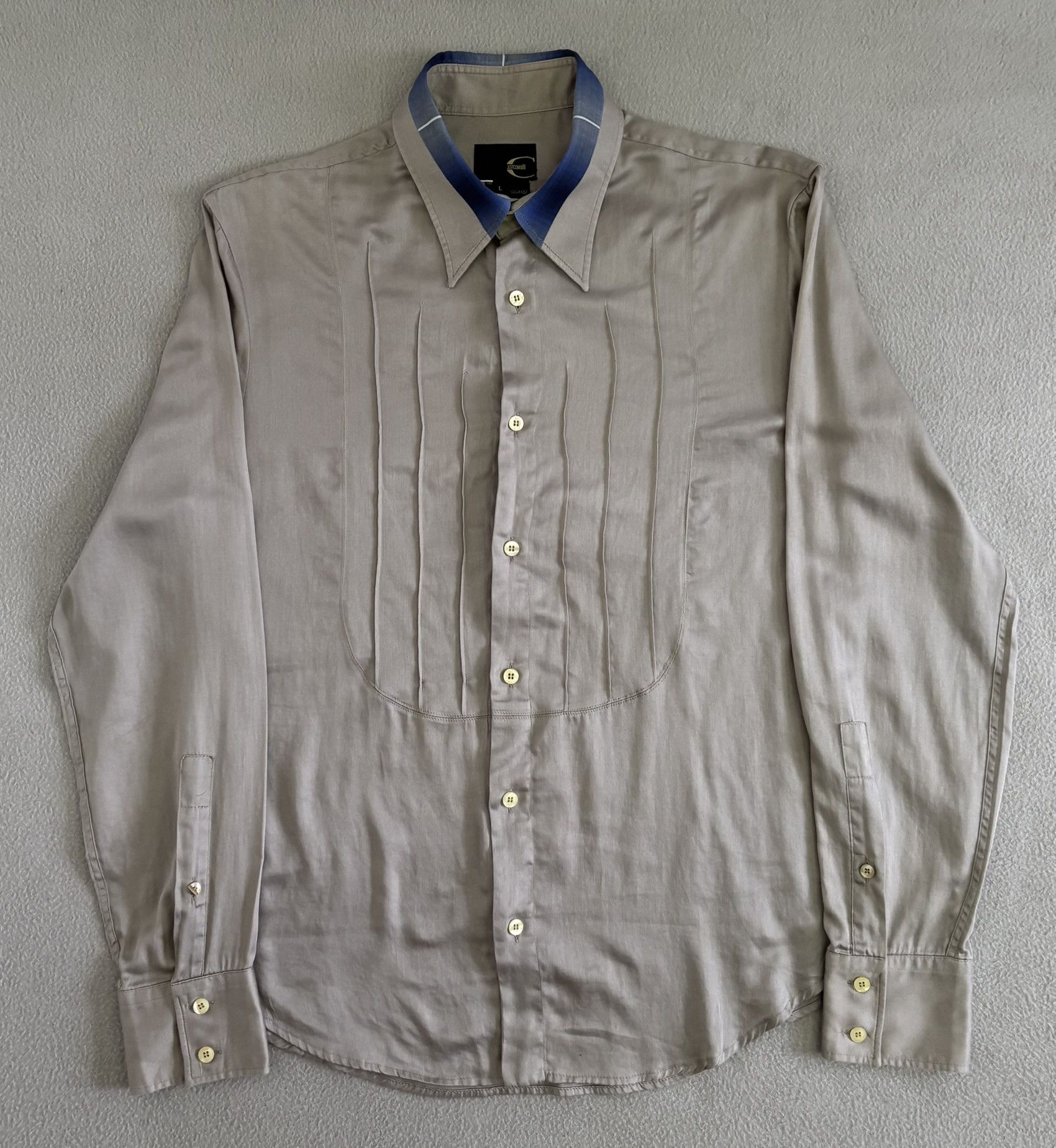 Just Cavalli Just Cavalli Brown light Shirt Large Size US L / EU 52-54 / 3 - 5 Thumbnail