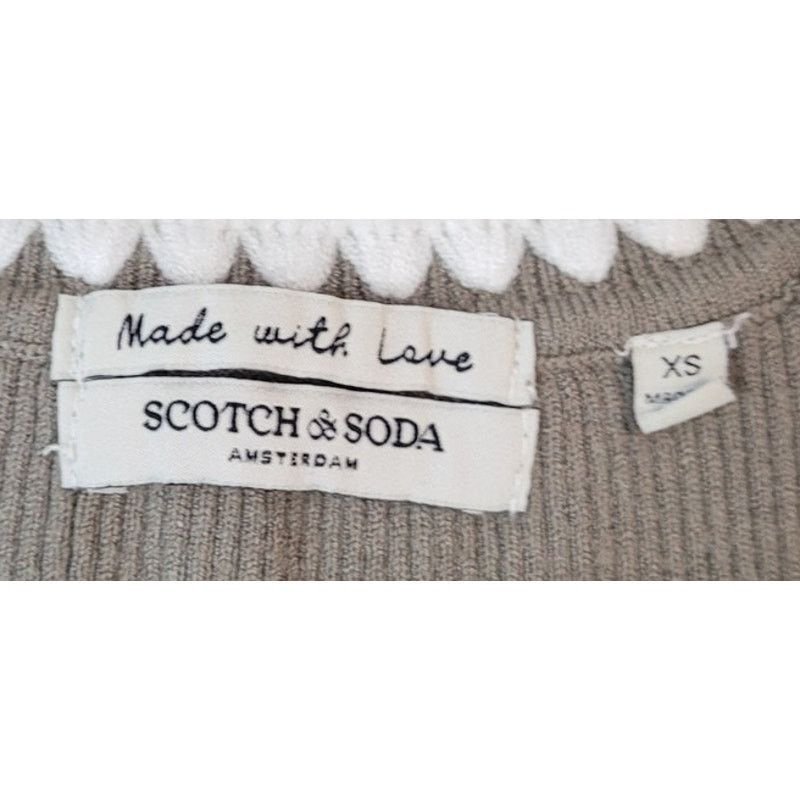 Scotch & Soda Knit Tank XS Breen Coastal Cottagecore