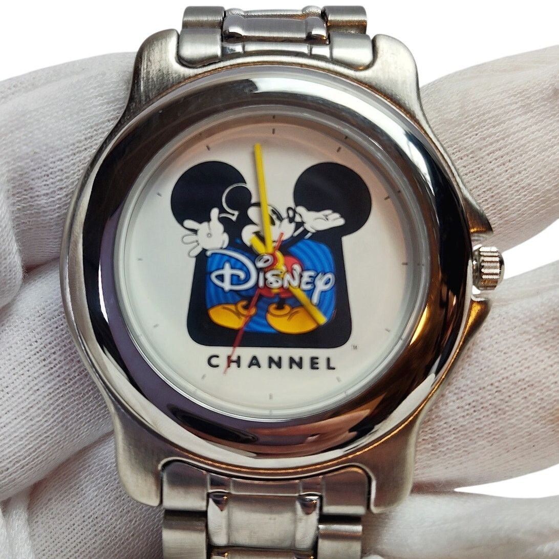 Disney Disney Channel Mickey Mouse Logo Watch Silver Tone Bracelet Size ONE SIZE - 1 Thumbnail