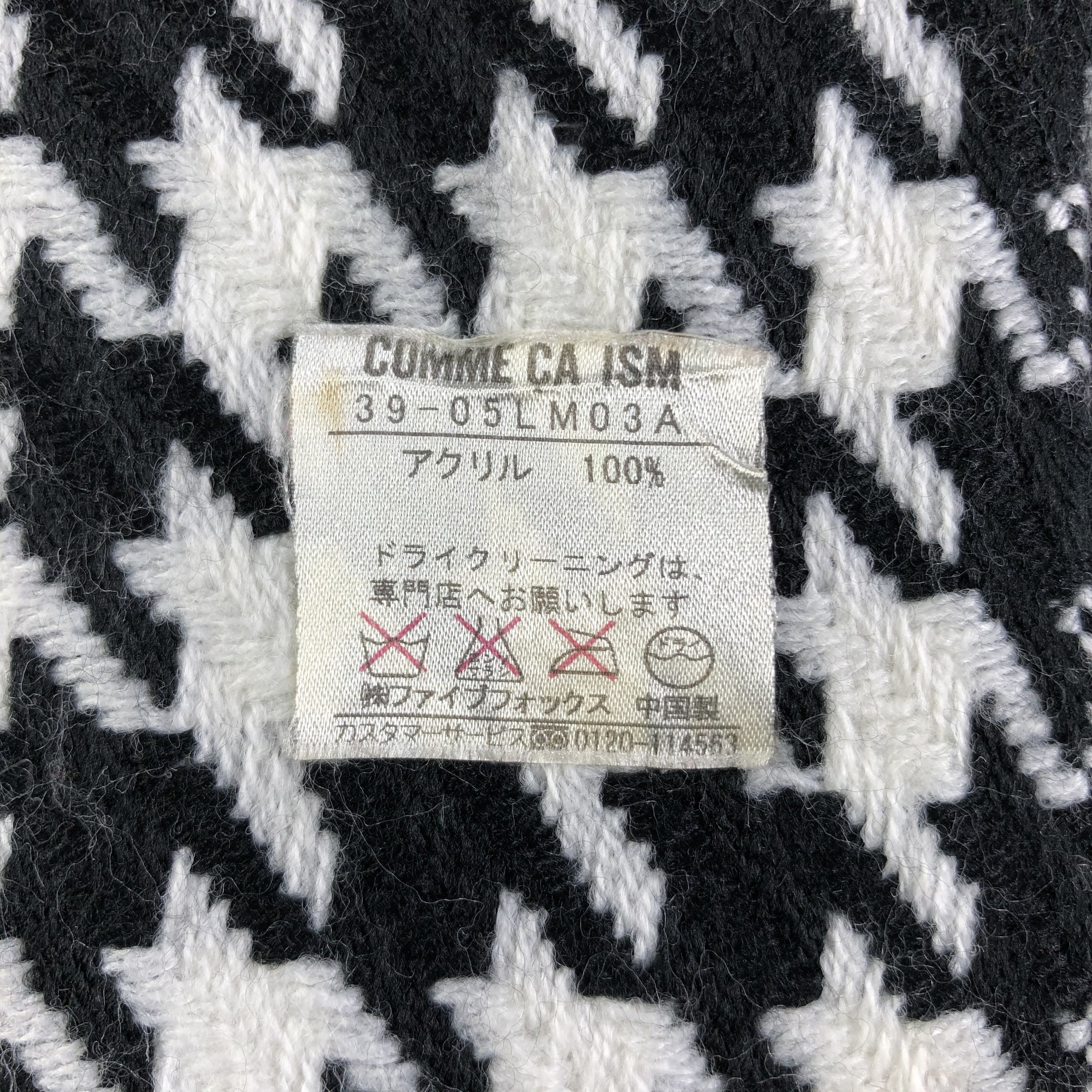 Comme Ca Ism Comme Ca Ism Houndstooth Scarf / Muffler / Neckwear P002 Size ONE SIZE - 6 Thumbnail