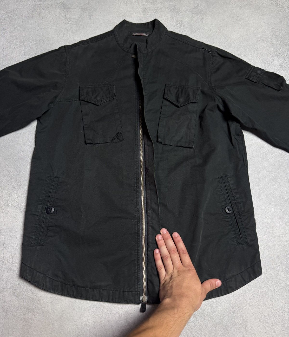 Maharishi Maharishi Cargo Zip Up Bomber Jacket Y2K Size US S / EU 44-46 / 1 - 11 Thumbnail