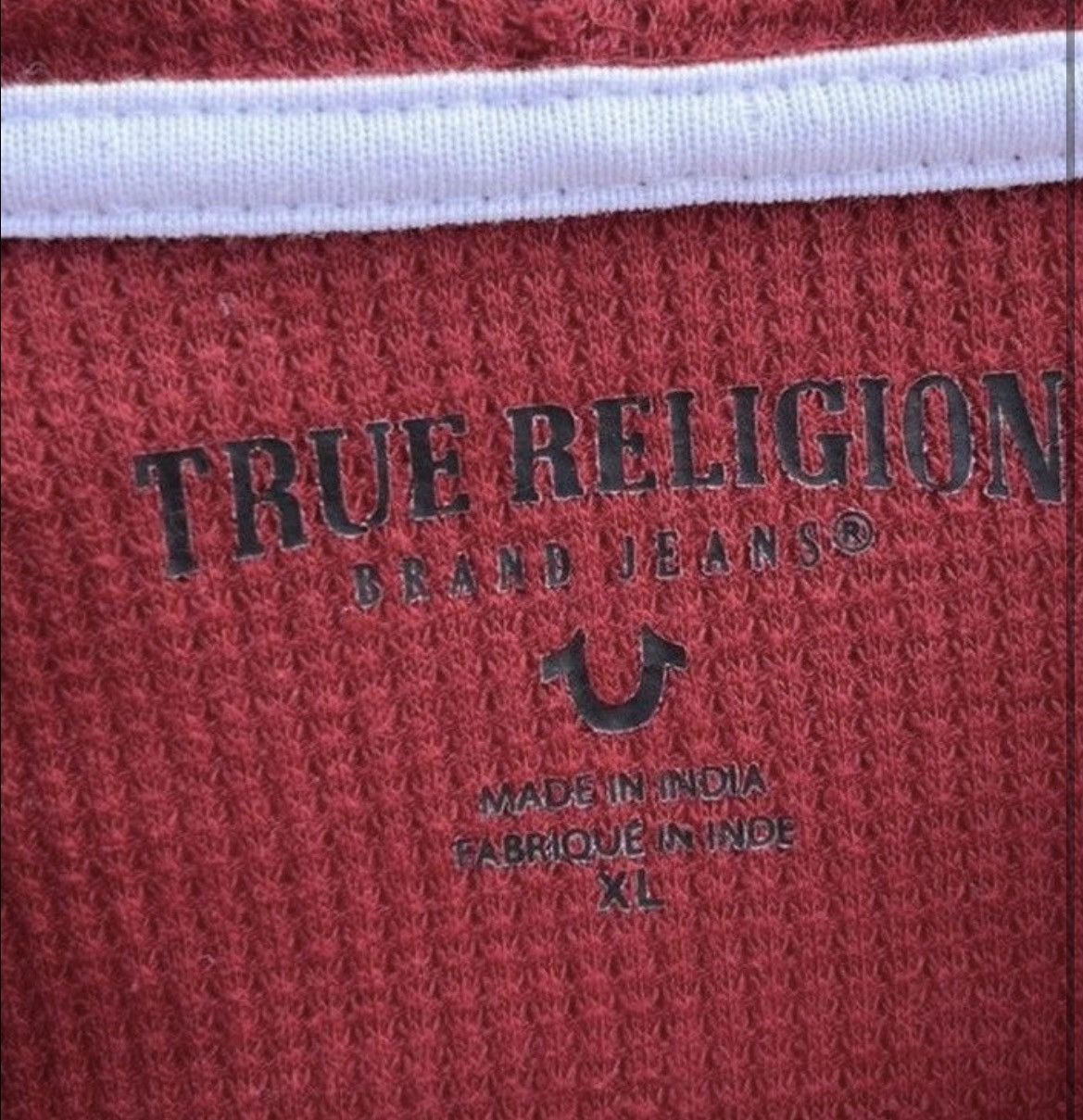 True Religion True Religion red long sleeve thermal shirt Size XL Size US XL / EU 56 / 4 - 6 Thumbnail