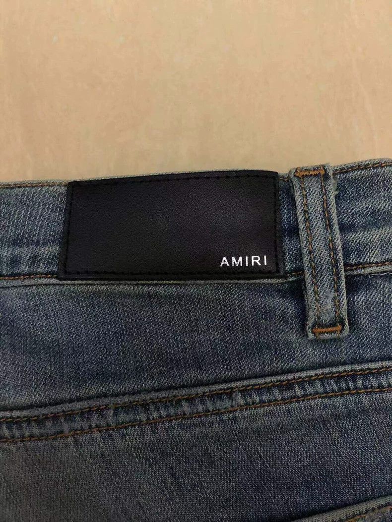 Amiri Amiri checkered grid multi-element patched blue jeans Size US 29 - 5 Thumbnail