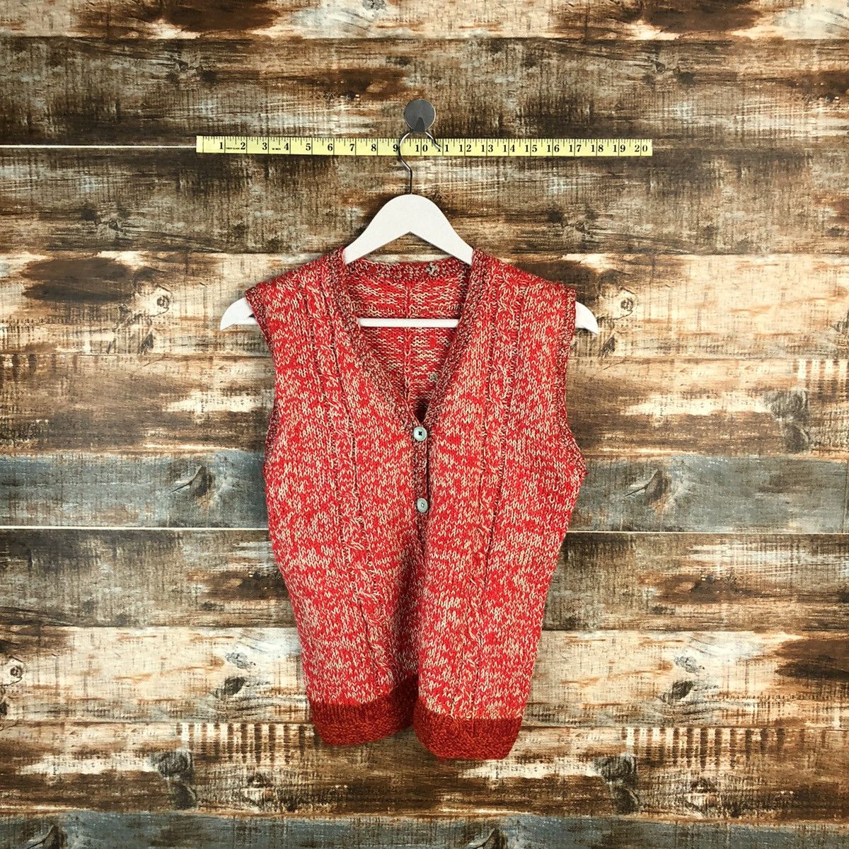 Japanese Brand Japanese Brand Red Vest #A1551 Size XS / US 0-2 / IT 36-38 - 1 Thumbnail