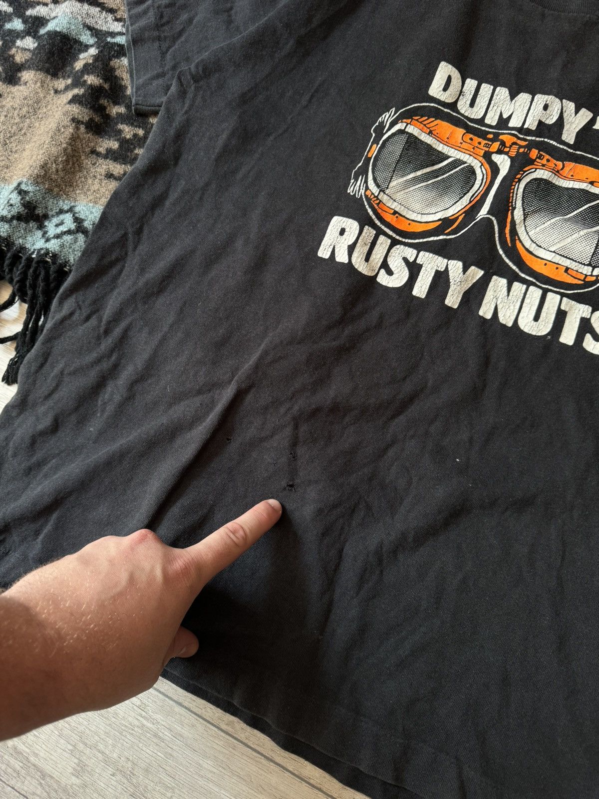 Other Dumpys Rusty Nuts Vintage 1985 T-Shirt Size US L / EU 52-54 / 3 - 3 Thumbnail