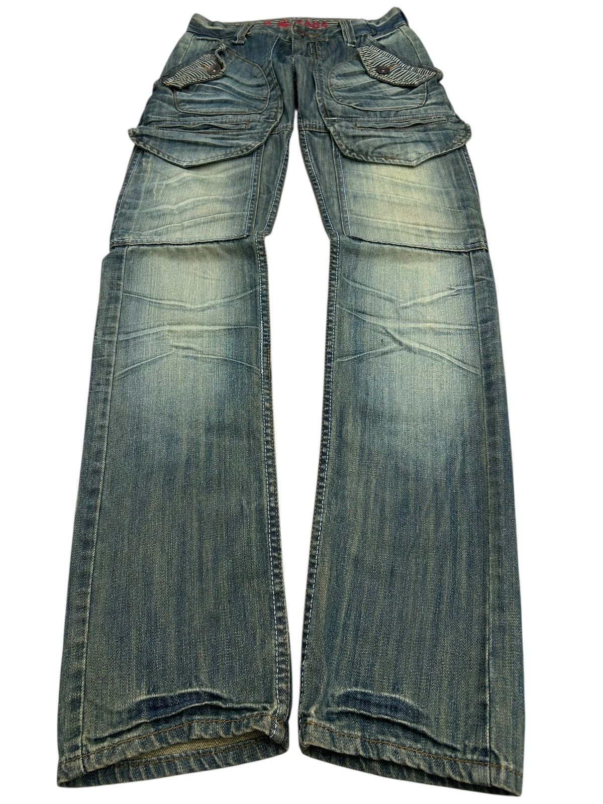 Hysteric Glamour Vintage Campus Crew Mud Washed Whisker Low Rise Size 27" / US 4 / IT 40 - 1 Thumbnail