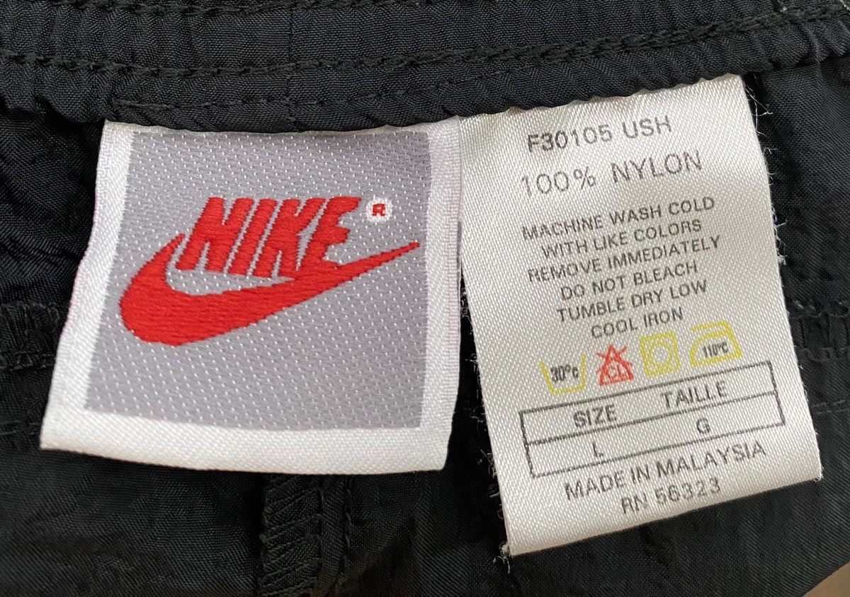 Nike VTG 90’s Nike Spellout Grey Tag Pleated Windbreaker Pants XL Size US 40 / EU 56 - 5 Thumbnail