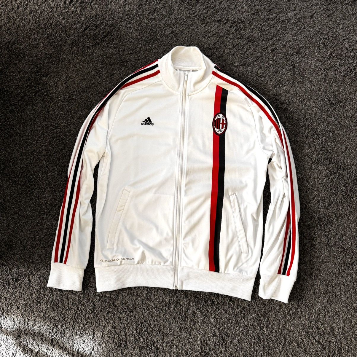 Vintage Adidas AC Milan Soccer Training Jacket 2011-2012