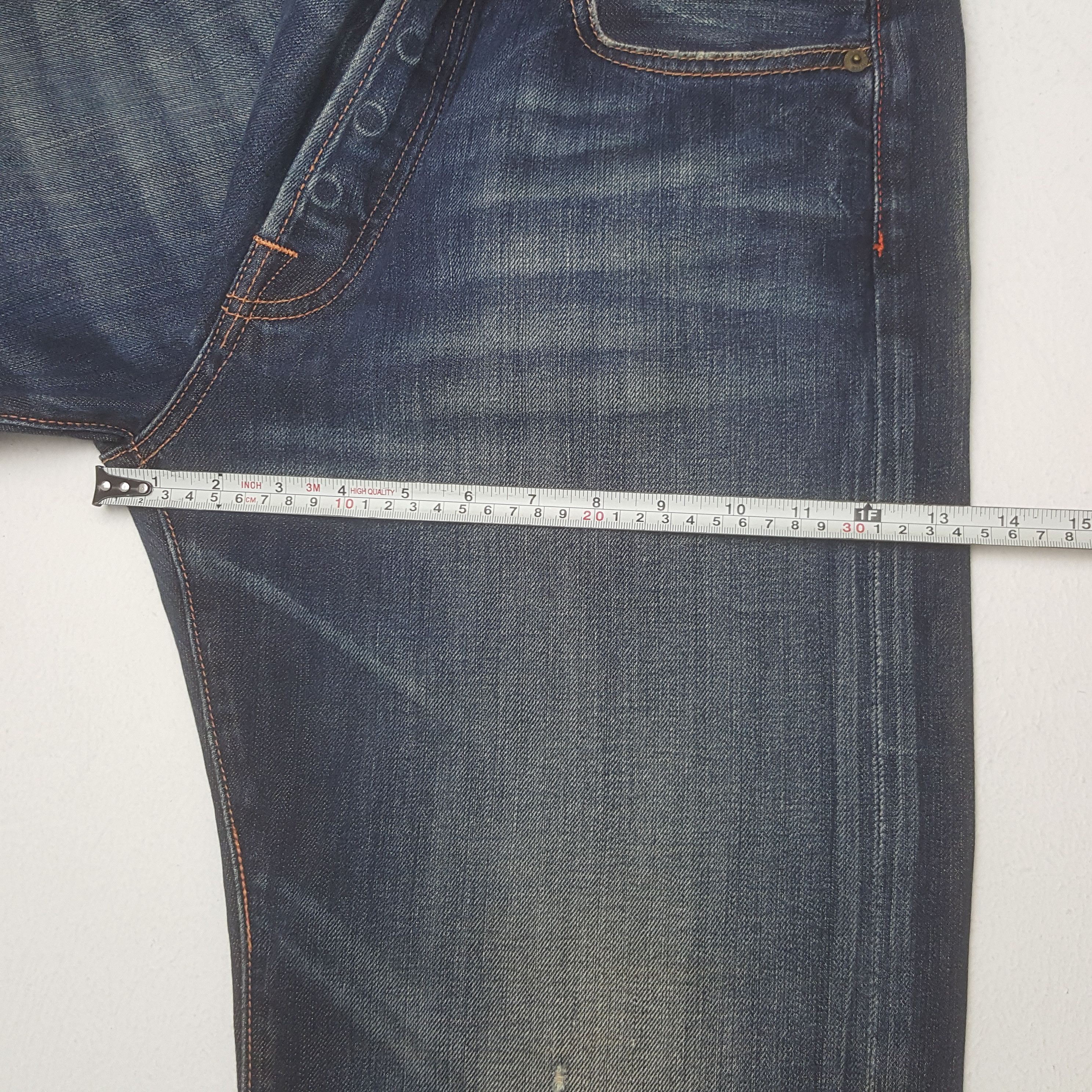 Ed Hardy Vintage Ed Hardy American Designer Embroidery Art Jeans Size US 31 - 11 Thumbnail