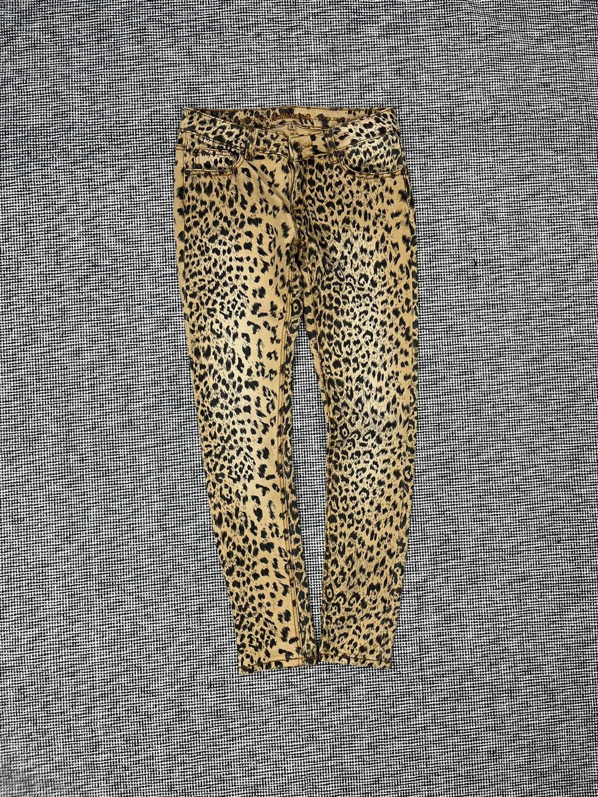 Japanese Brand GlamRock style Panther leopard cheetah print pants Size US 30 / EU 46 - 1 Thumbnail