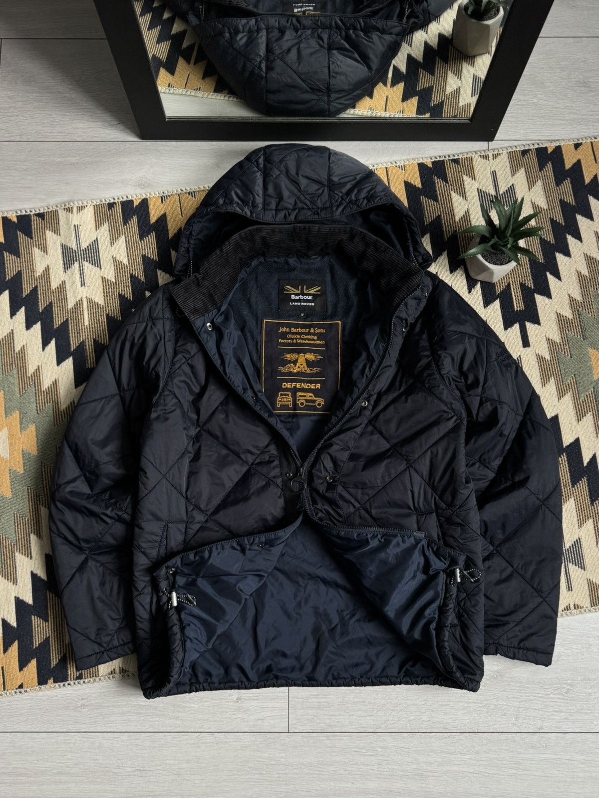 Barbour Vintage Barbour Land Rover Defender Holmby Quilted Jacket Size US M / EU 48-50 / 2 - 1 Thumbnail