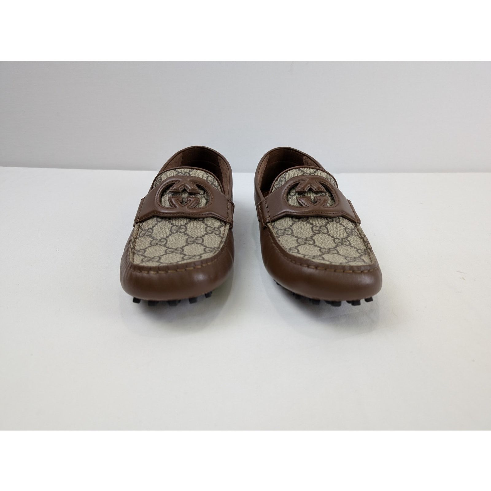 Gucci o1rshd1 Leather Upper and Rubber Loafers in Brown Size US 9.5 / EU 42-43 - 8 Thumbnail