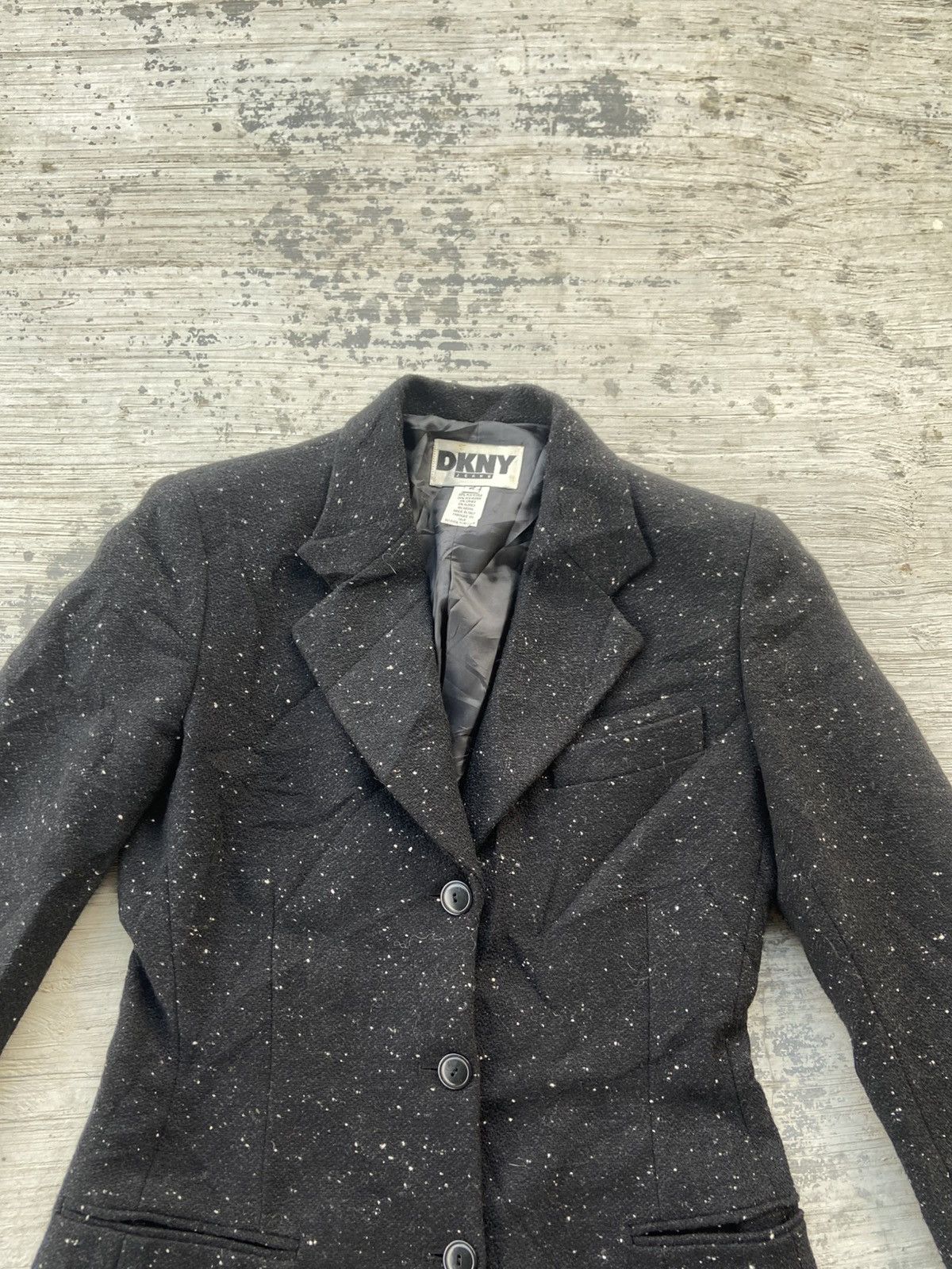 DKNY DKNY Gothic Blazer Punk designer Size 38S - 3 Thumbnail