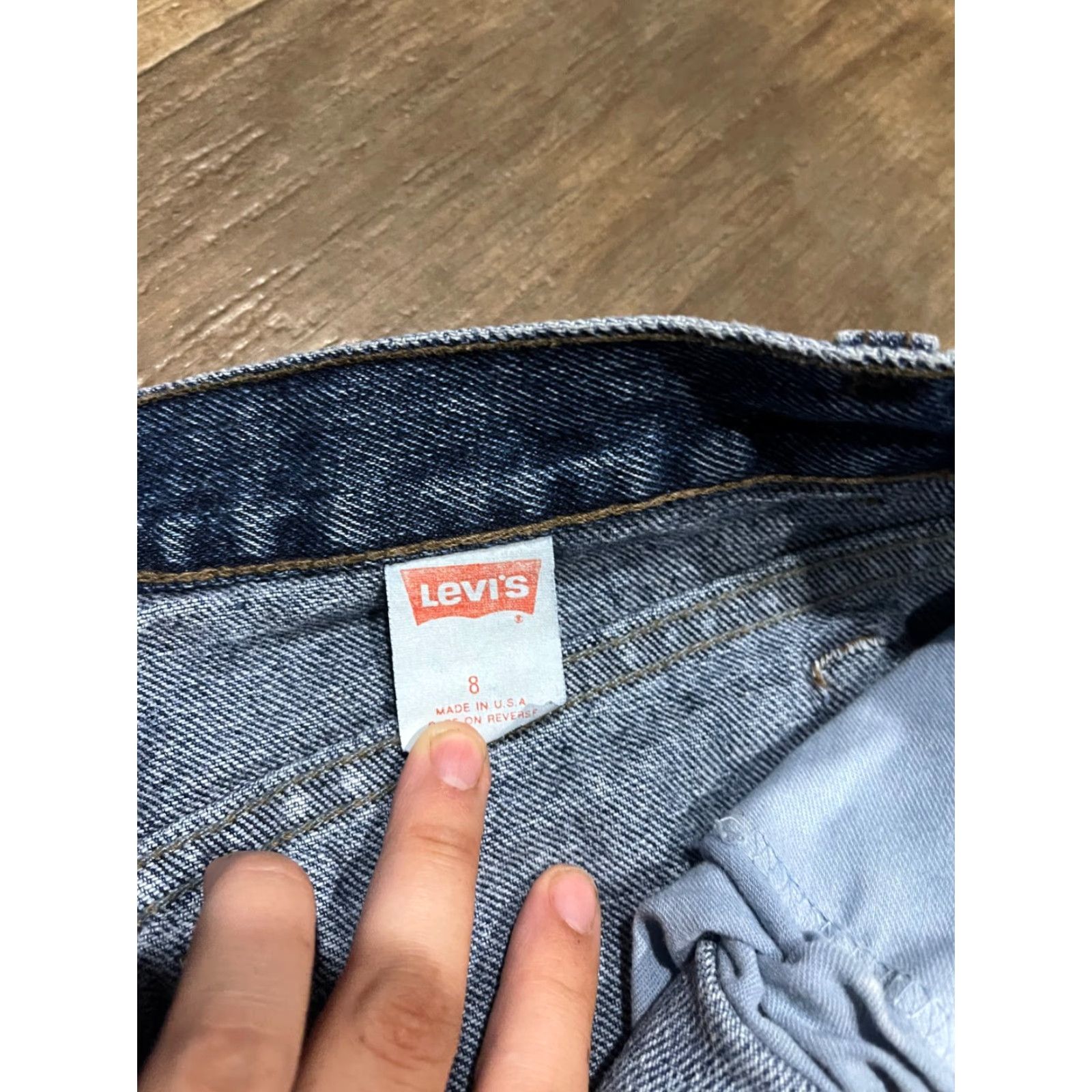 Levi's VINTAGE? Levis Jeans Womens Size 8 Blue Dark Wash Denim Straight Cotton Blend Regular Jeans Womens 8 Blue Dark Wash Denim Size 30" / US 8 / IT 44 - 2 Thumbnail