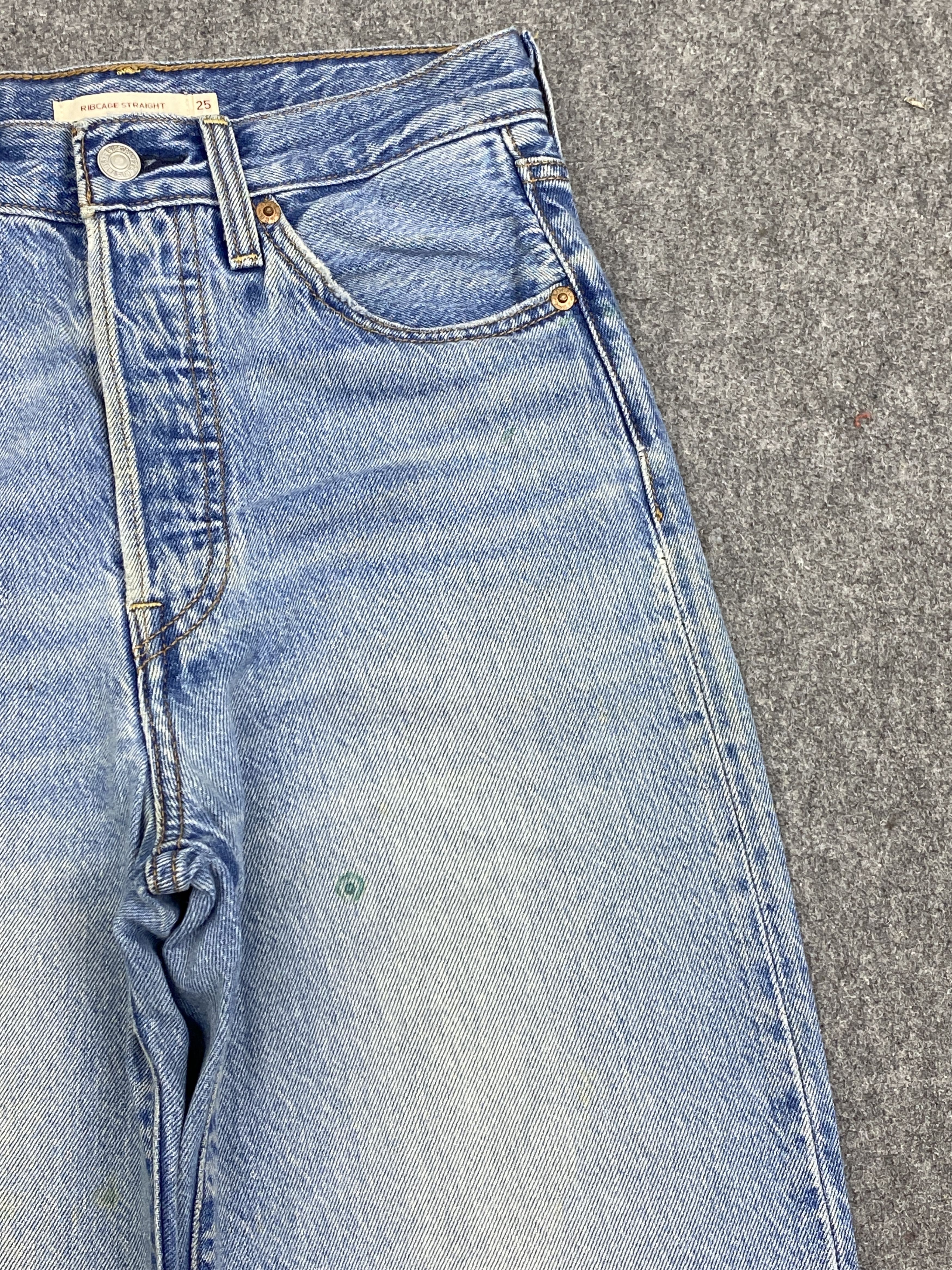 Levi's Vintage Levis Rib Cage Straight Button Fly Jeans DP2764 Size US 26 / EU 42 - 15 Thumbnail