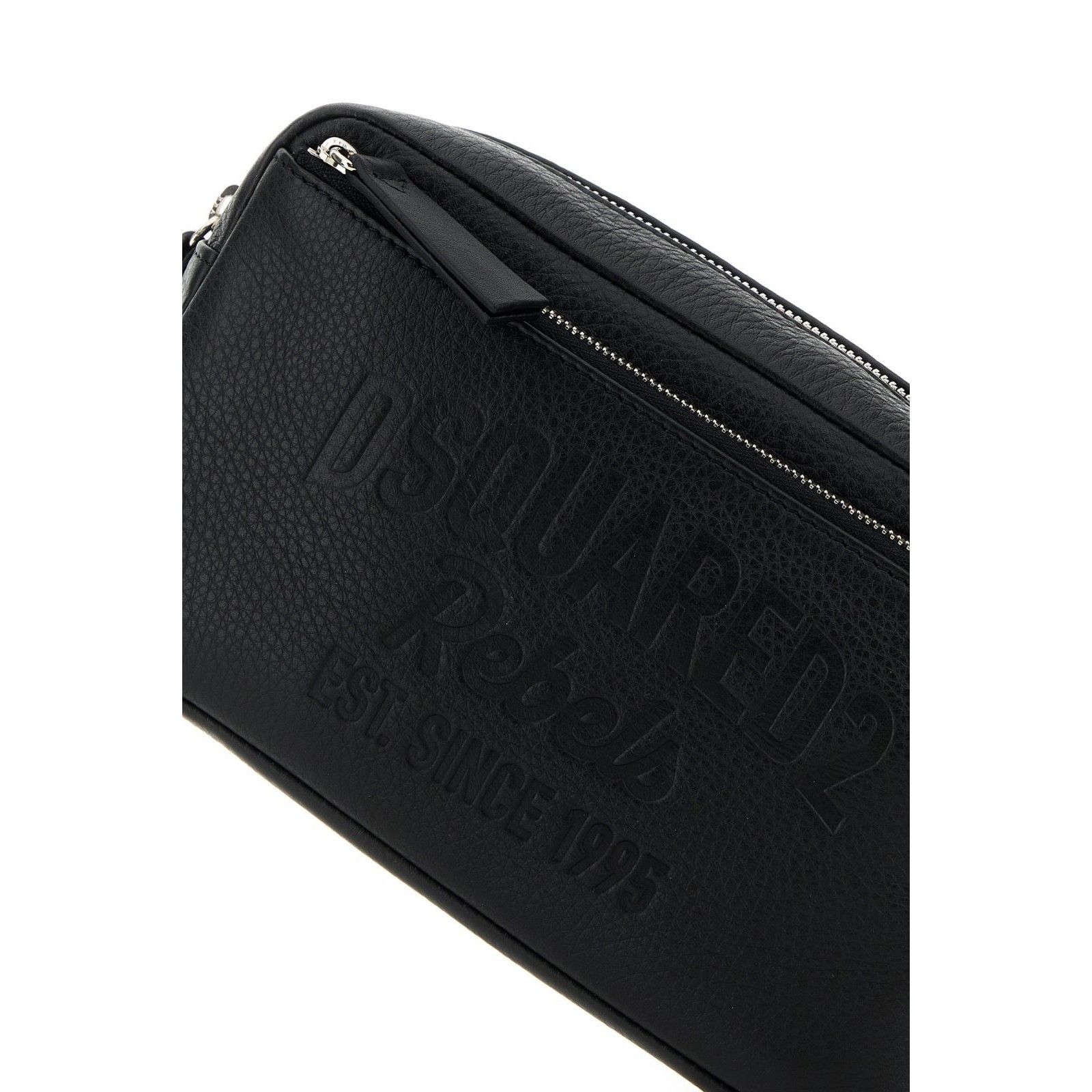 Dsquared2 DSQUARED2 Black Leather Clutch New & Authentic Size ONE SIZE - 4 Thumbnail