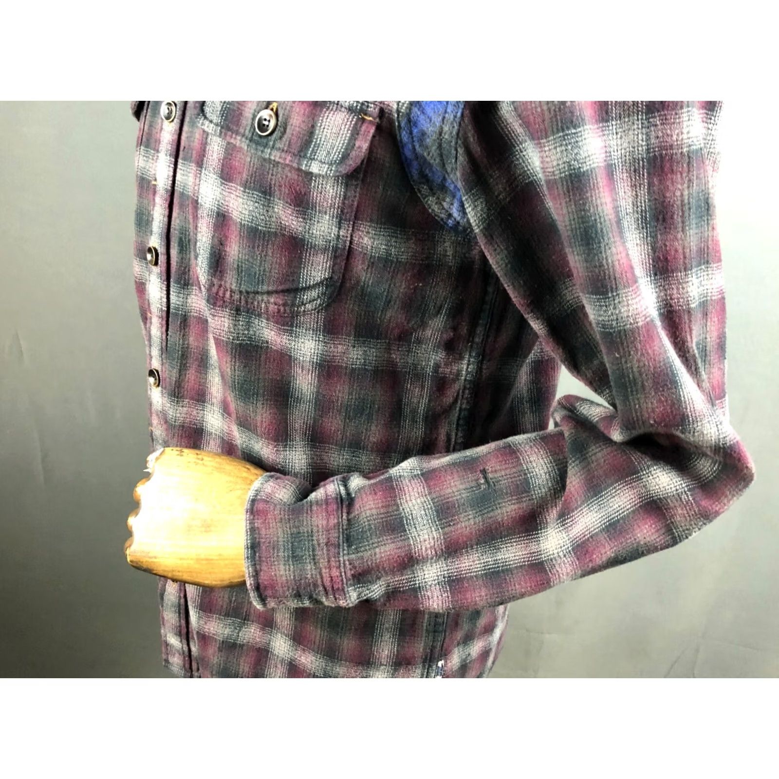 Edwin Edwin Conway Shirt Cotton Purple Men Size M Check Size US M / EU 48-50 / 2 - 7 Thumbnail