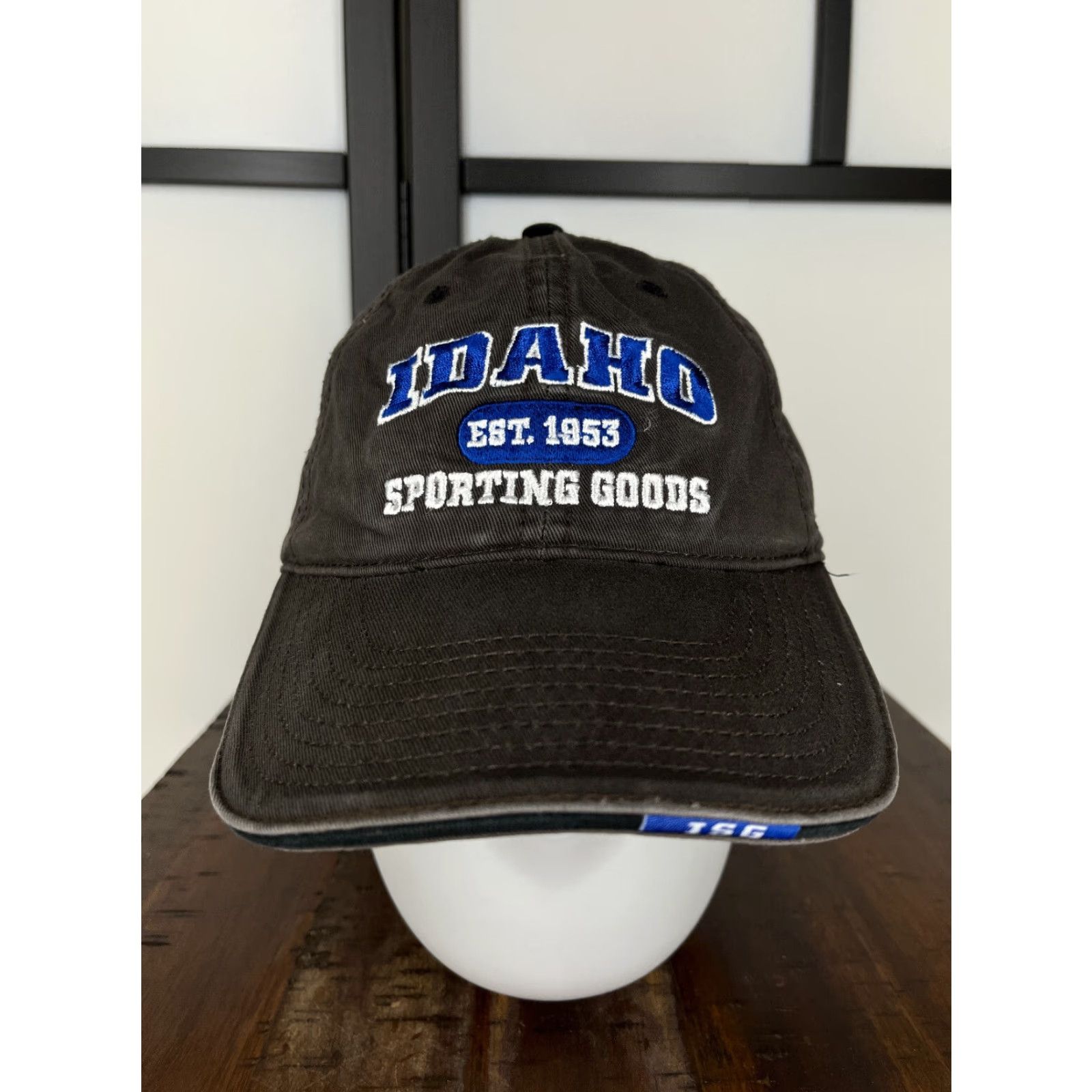 Vintage VINTAGE Idaho Est 1953 Sporting Goods Hat Cap Strap Back Adult Gray The Game 100% Cotton Size ONE SIZE - 2 Thumbnail
