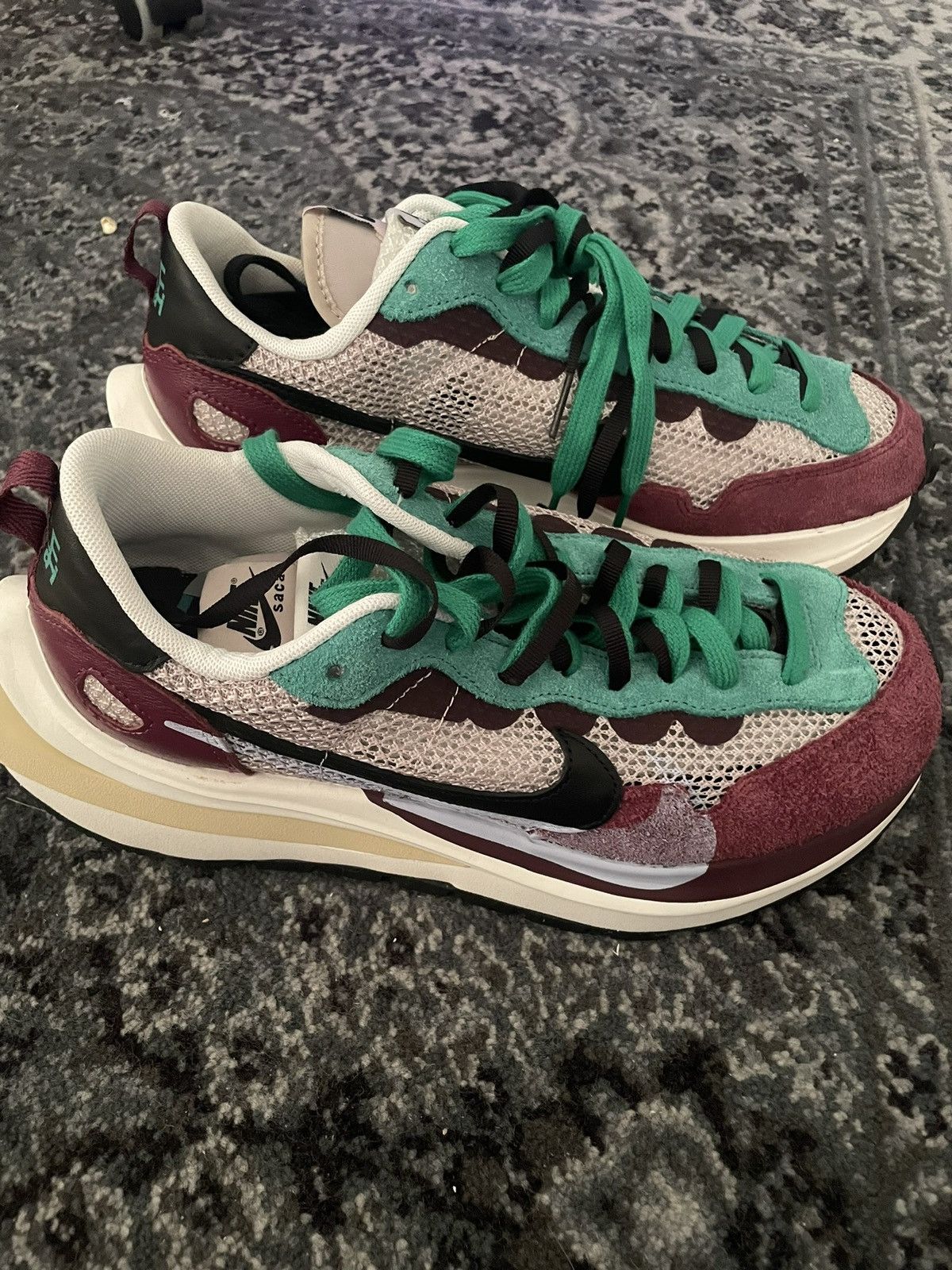Nike × Sacai Nike Vaporwaffle/ Sacai Villain Red Size US 8.5 / EU 41-42 - 6 Thumbnail
