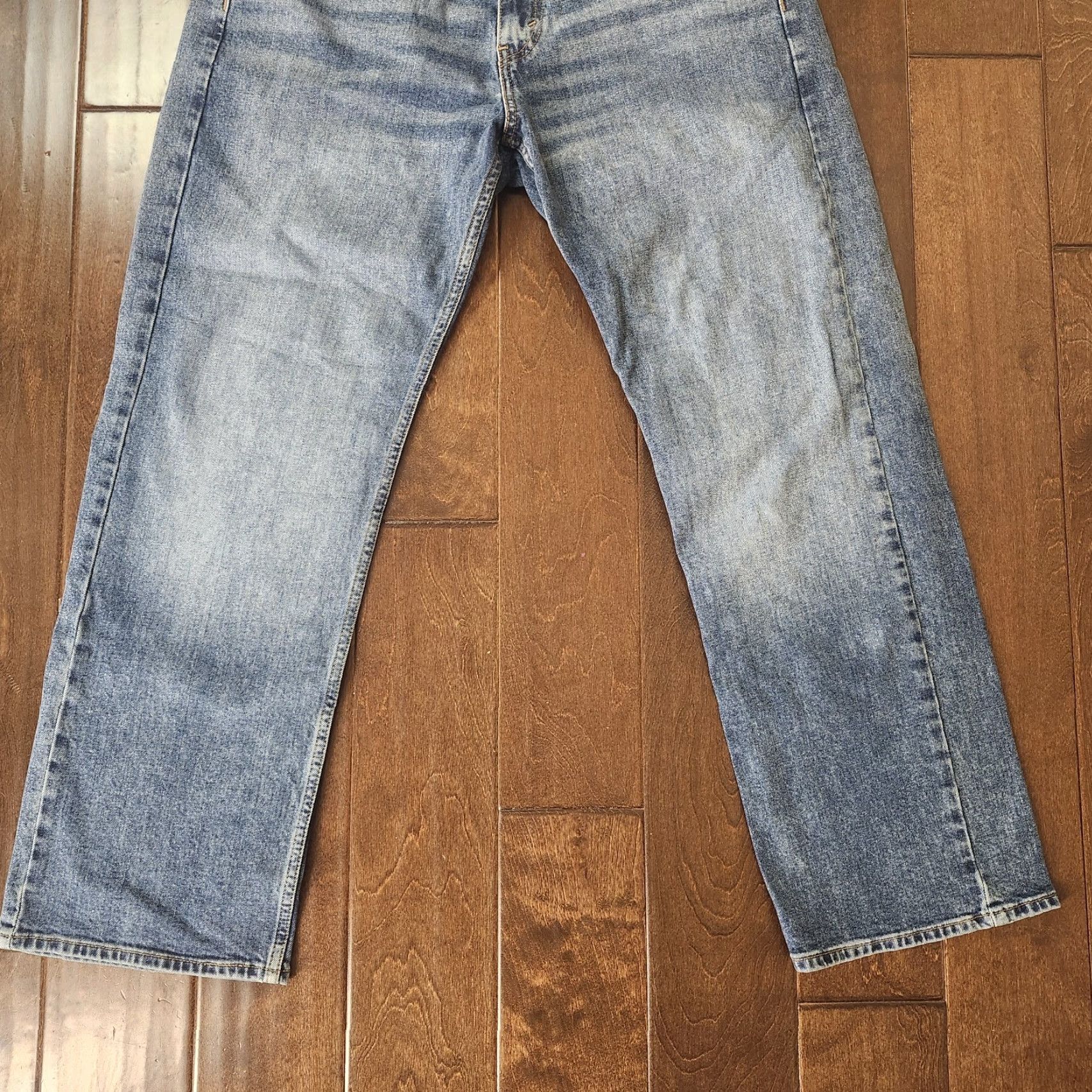 Levi's Levi's Signature Loose Jeans Mens 33x30 Blue Straight Leg Faded 5-Pocket USA 90s City Mens Size US 33 - 5 Thumbnail