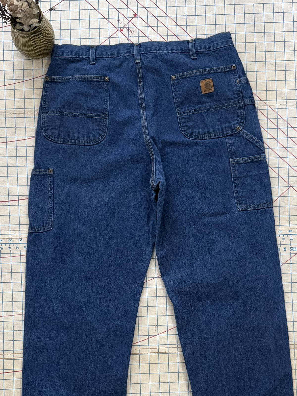 Carhartt Carhartt Double Knee Workwear Denim Work Pants Size 38x31 Size US 38 / EU 54 - 9 Thumbnail