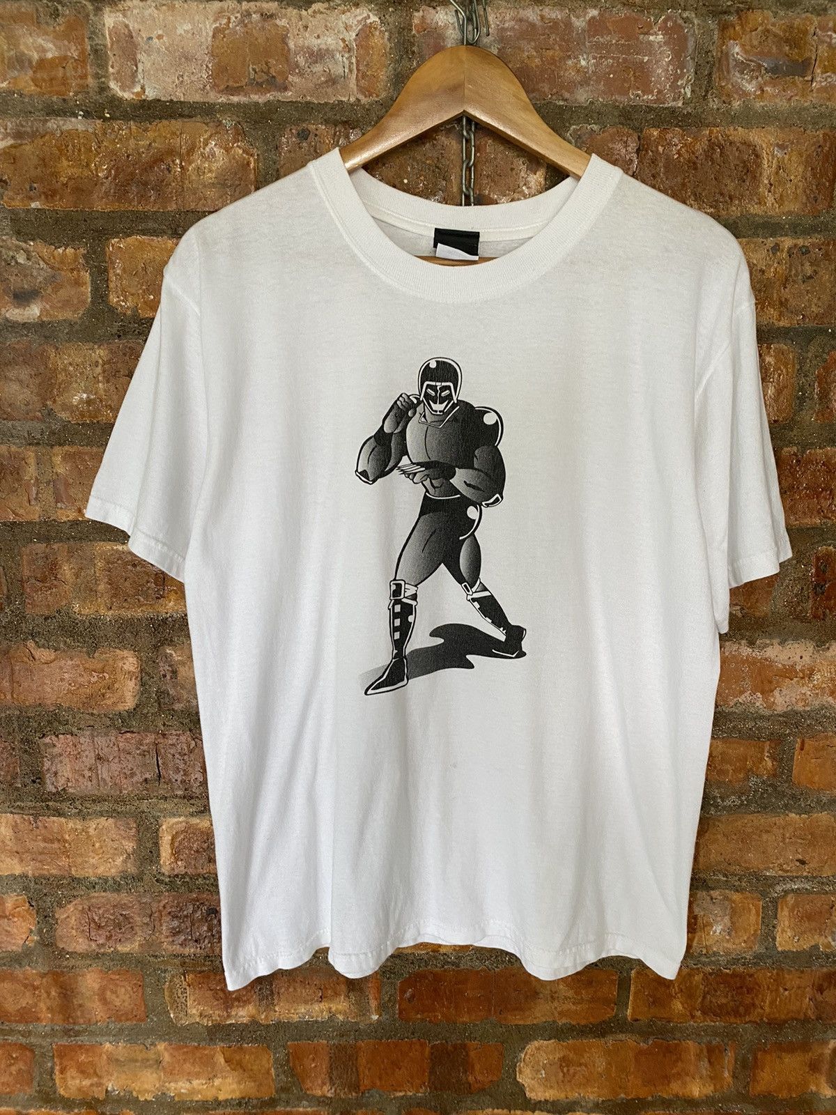 Japanese Brand 1990s Ninja Robot Wars Man Smile Akira cyberpunk Anvil tee Size US M / EU 48-50 / 2 - 2 Thumbnail