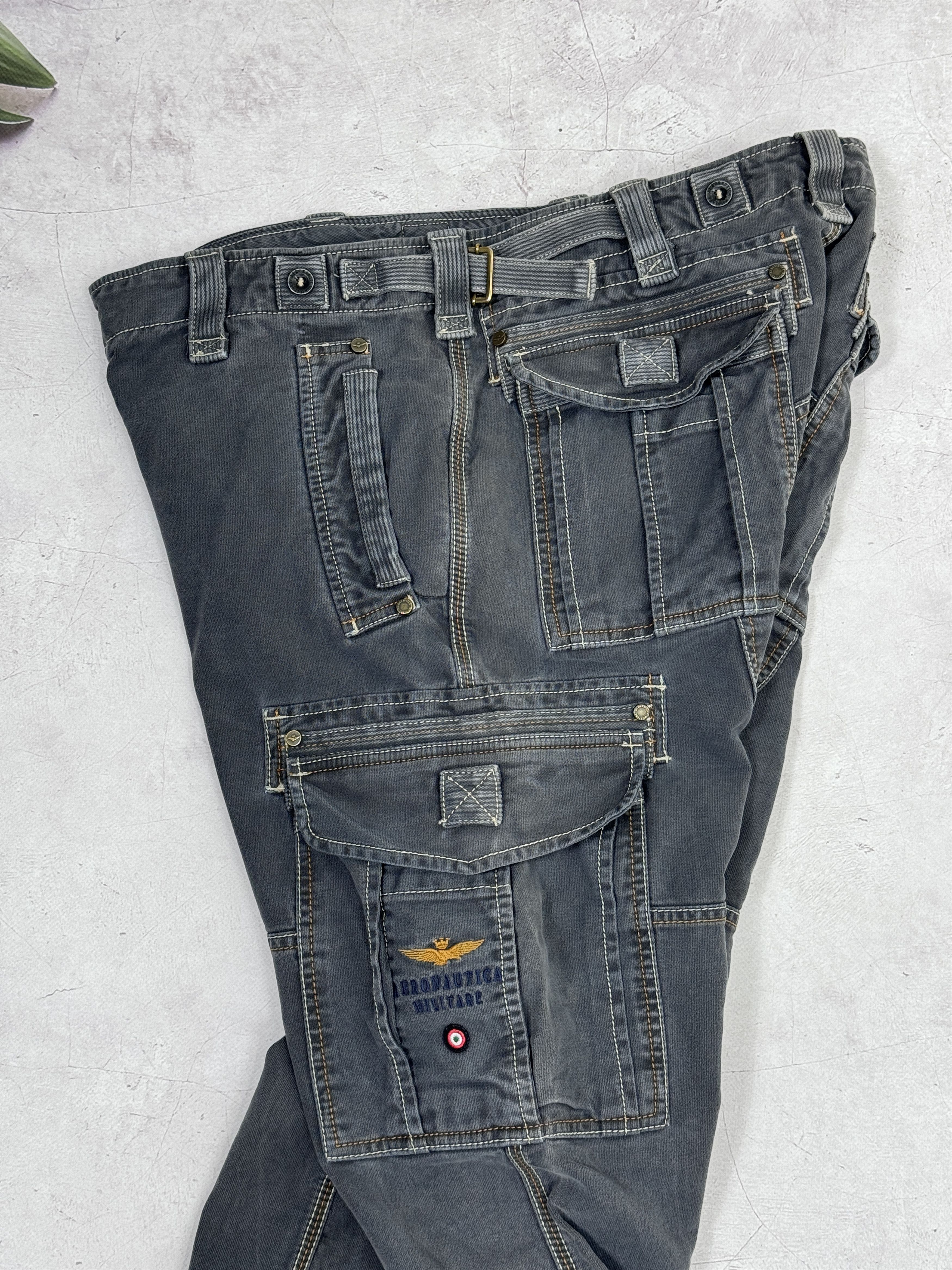 Aeronautica Militare Cargo Pants Trousers Multipocket