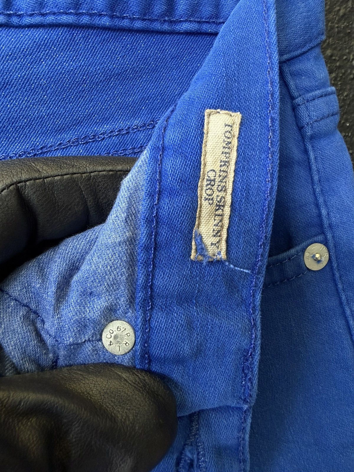 Polo Ralph Lauren Vibrant Blue Polo Ralph Lauren Tompkins Skinny Crop Jeans Size 28" / US 6 / IT 42 - 7 Thumbnail