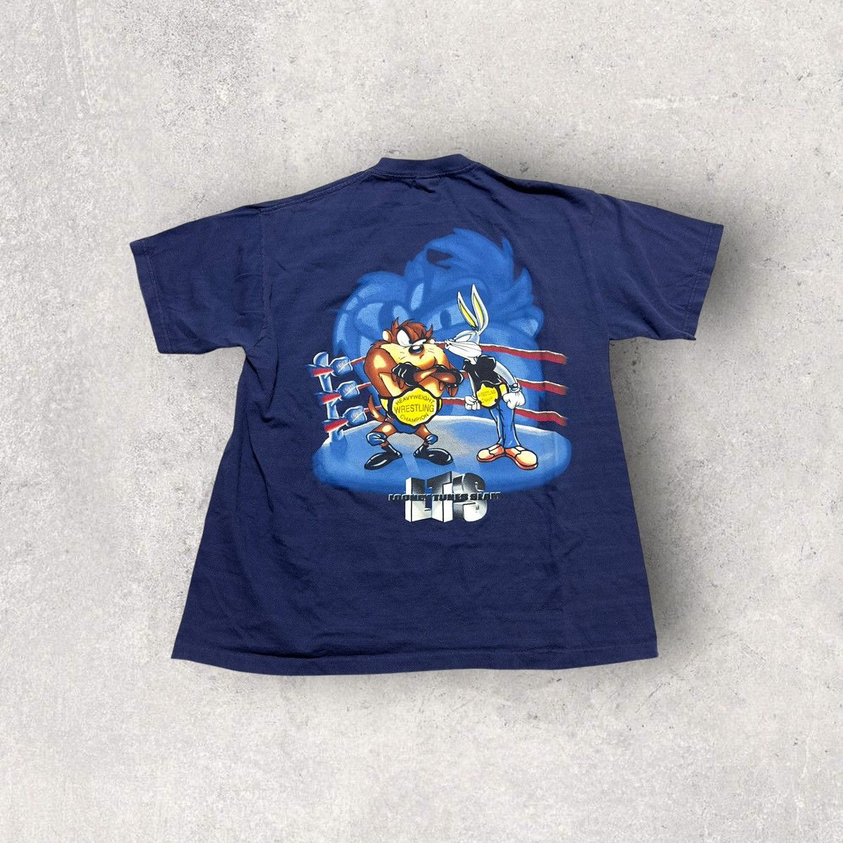 Vintage × Warner Bros Vintage Looney Tunes Wrestling tee Size US L / EU 52-54 / 3 - 1 Thumbnail