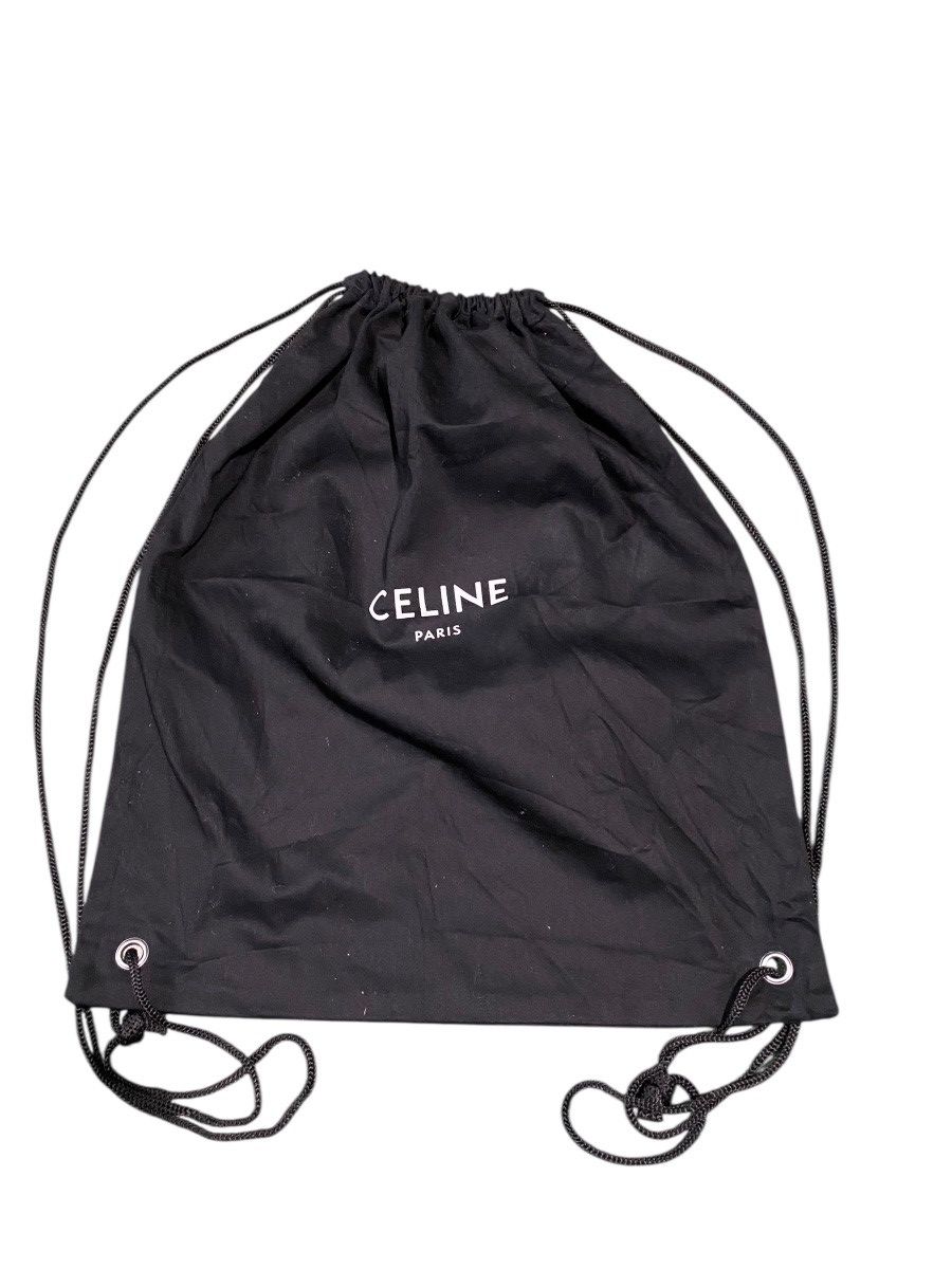 Celine paris drawstring cotton bag small logo 90s style