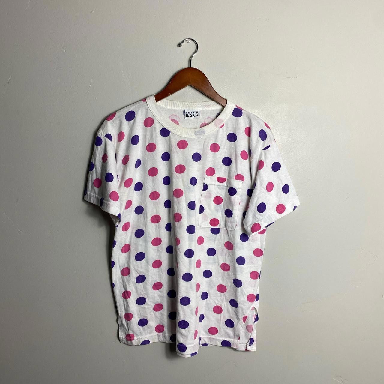 Vintage American Vintage Women's White and Multi Tshirt Size L / US 10 / IT 46 - 1 Thumbnail