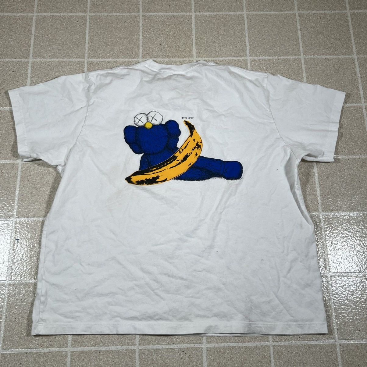 Kaws Uniqlo KAWS x Andy Warhol UT White Graphic Print T-Shirt Size US XXL / EU 58 / 5 - 1 Thumbnail