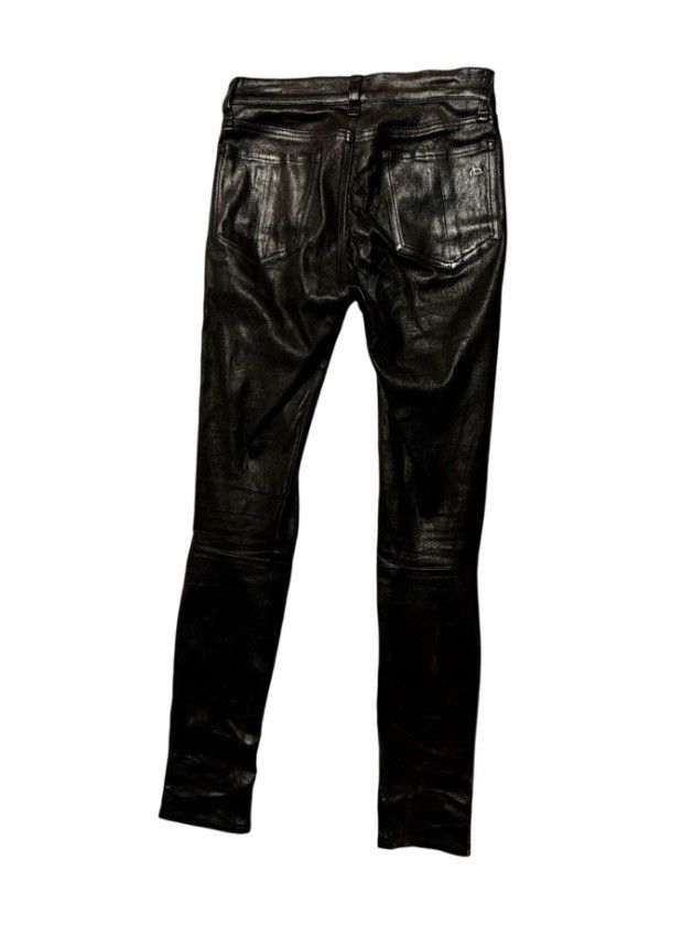 Rag & Bone rag & bone / JEAN Black Lamb Leather Skinny Pants – Size 24 Size 24" / US 00 / IT 34 - 1 Thumbnail