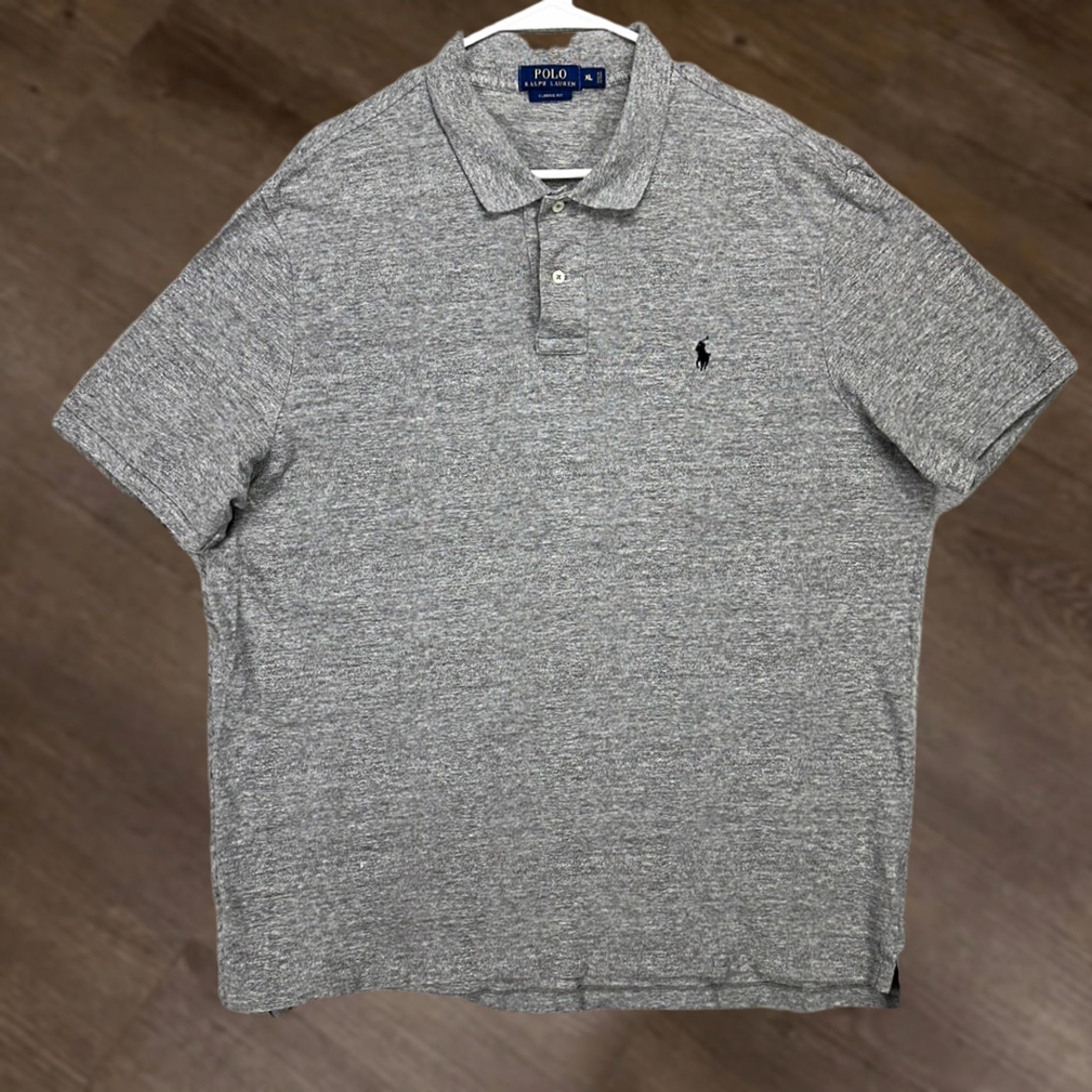 Polo Ralph Lauren Polo Ralph Lauren Polo Shirt Adult XL Grey Classic Fit Casual Pony Rugby Mens Size US XL / EU 56 / 4 - 1 Thumbnail