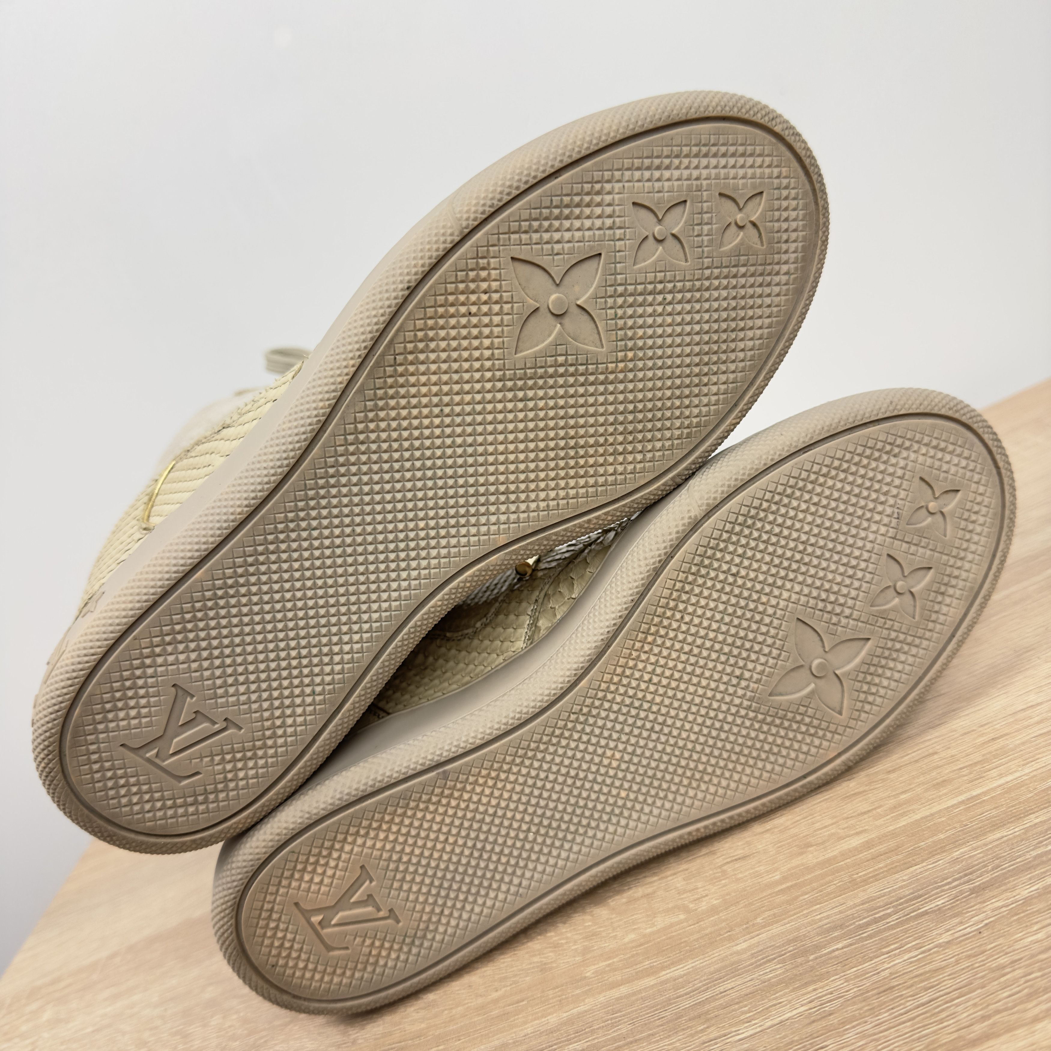 Louis Vuitton RARE Millenium Sneaker Boots Beige Python Skin 6 US Size US 6 / IT 36 - 10 Thumbnail