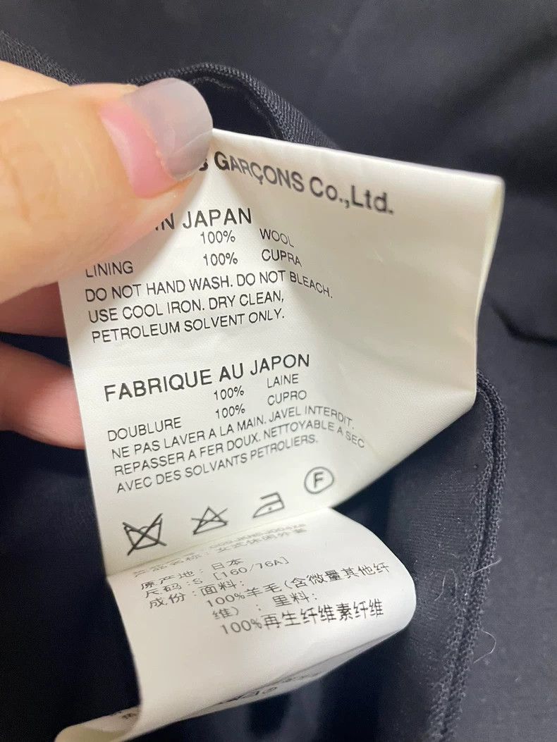 Comme des Garcons Comme Des Garcons Black lace collar jacket 2502-Nextarrow Size S / US 4 / IT 40 - 8 Thumbnail