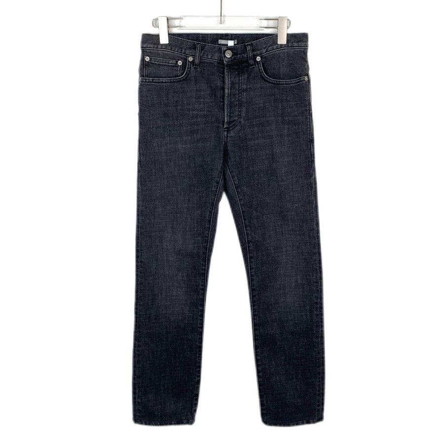Dior Dior Black-Grey Logo Patch Cotton Denim Jeans (Size 28) Size 28" / US 6 / IT 42 - 1 Thumbnail