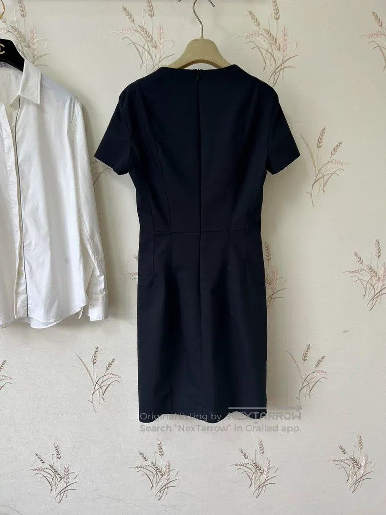 The Row The row Dark blue cotton dress Size S / US 4 / IT 40 - 3 Thumbnail
